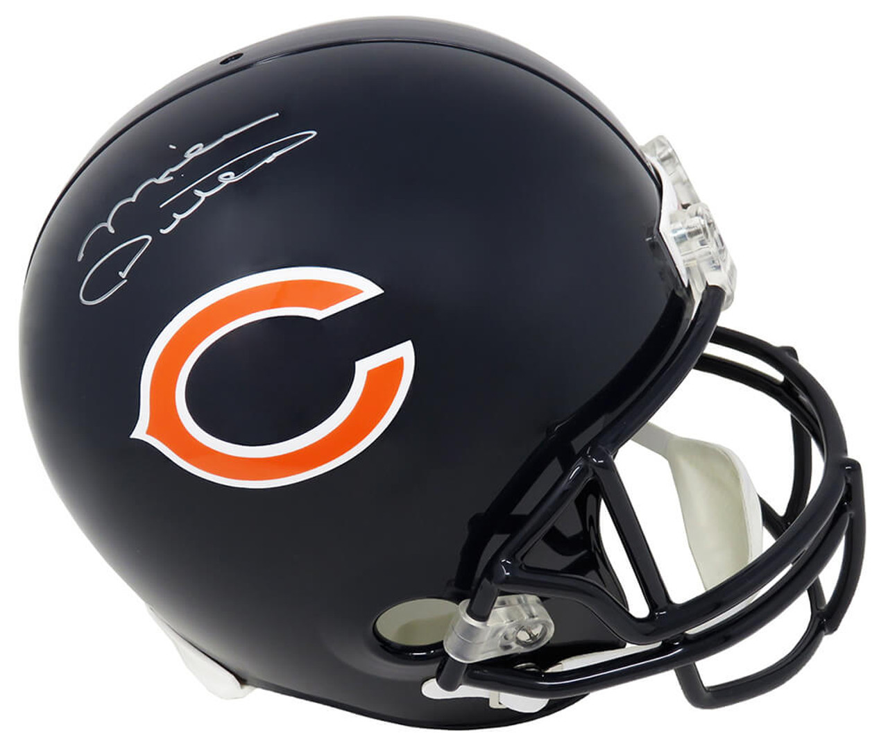 mike ditka autographed helmet