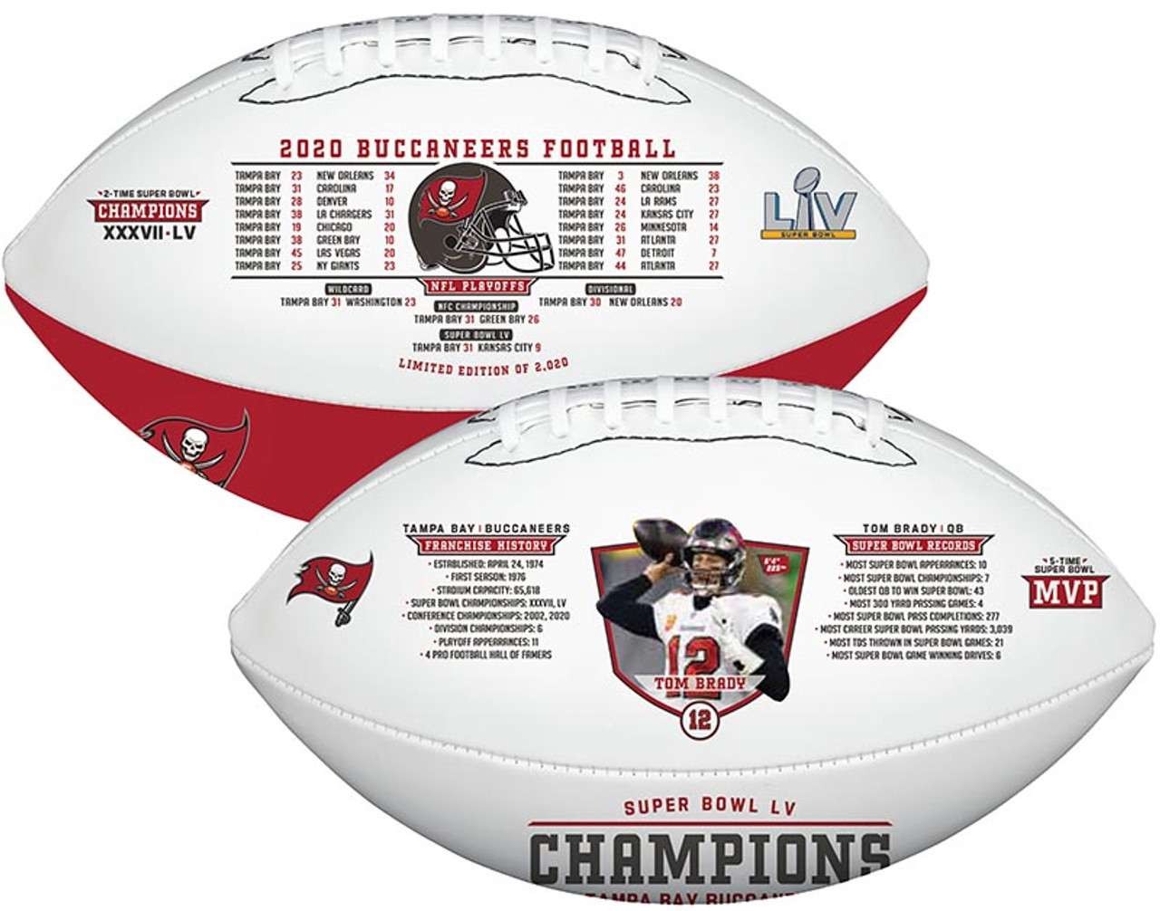 NFL Tampa Bay Buccaneers 2-Time Super Bowl Champions Ticket Collection