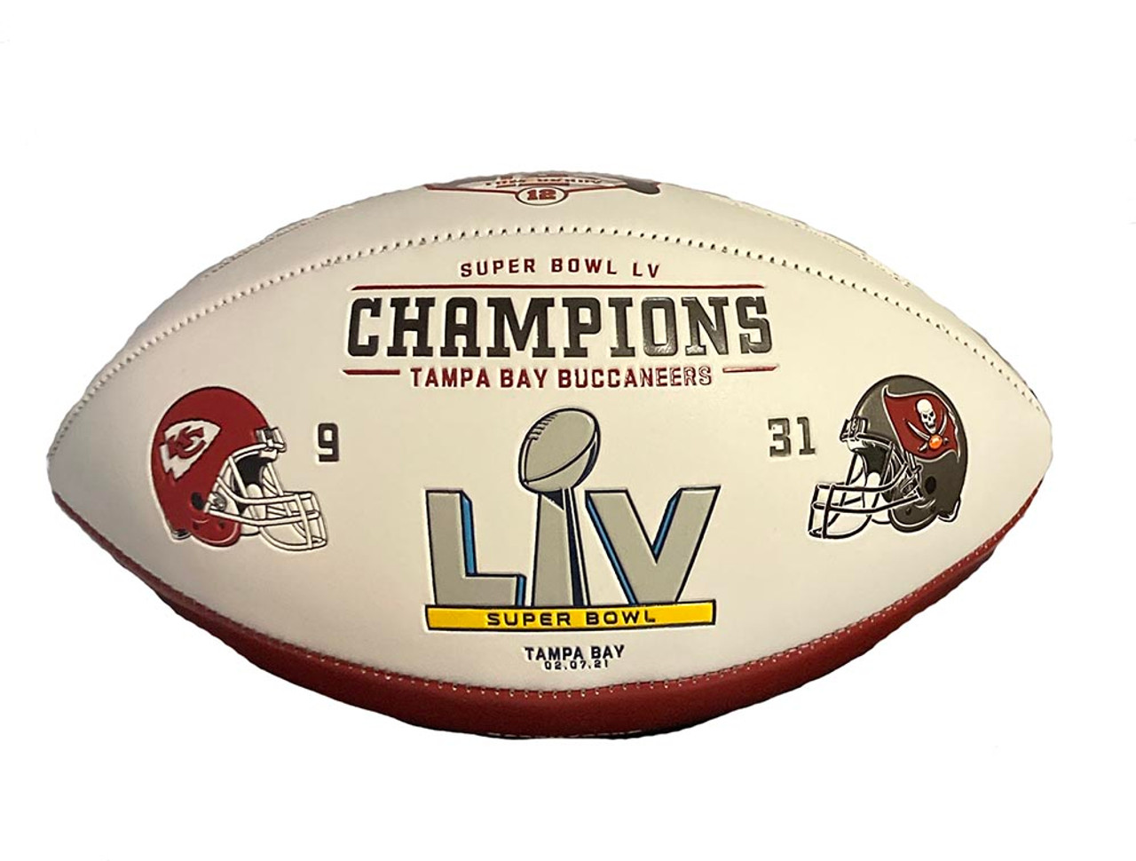 Buccaneers Super Bowl LV Champions Art Football