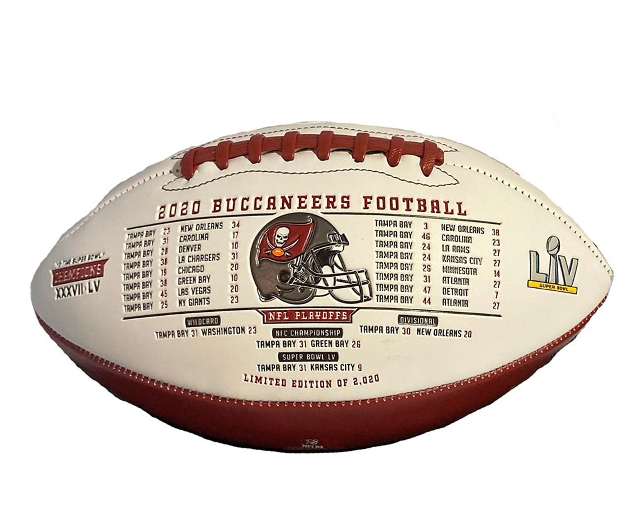 Buy Tampa Bay Buccaneers Super Bowl LV Football Limited Edition at Nikco  Sports