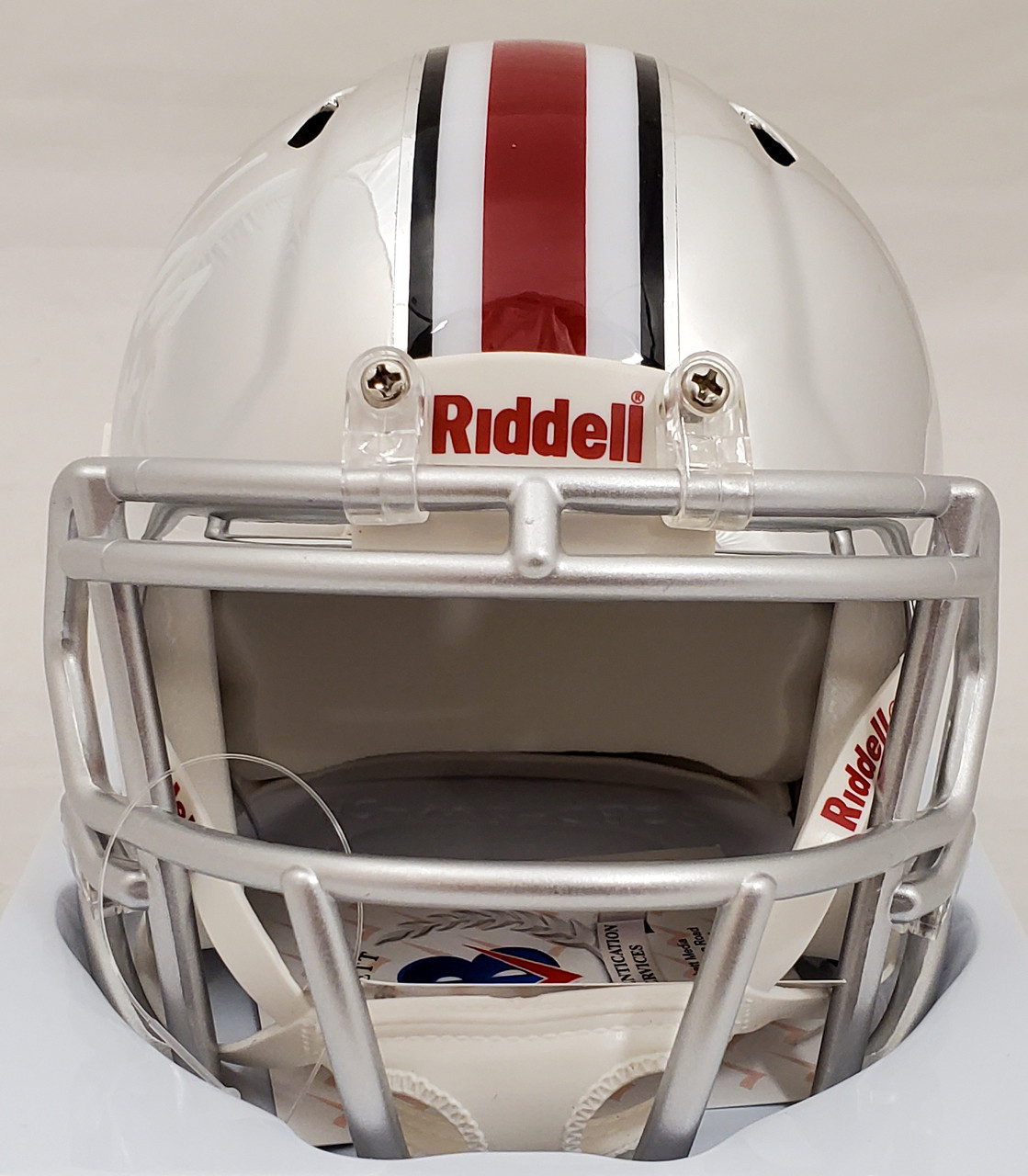 Louisville Cardinals Authentic Mini Football Helmet Red Chrome