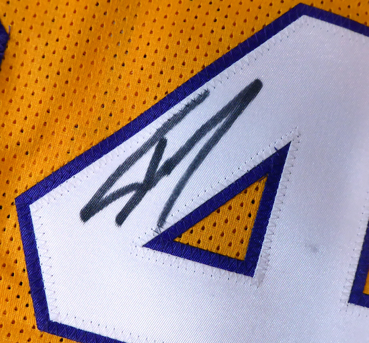 Shop Shaquille O'Neal Los Angeles Lakers Signed Yellow Custom Jersey Signed  on #4