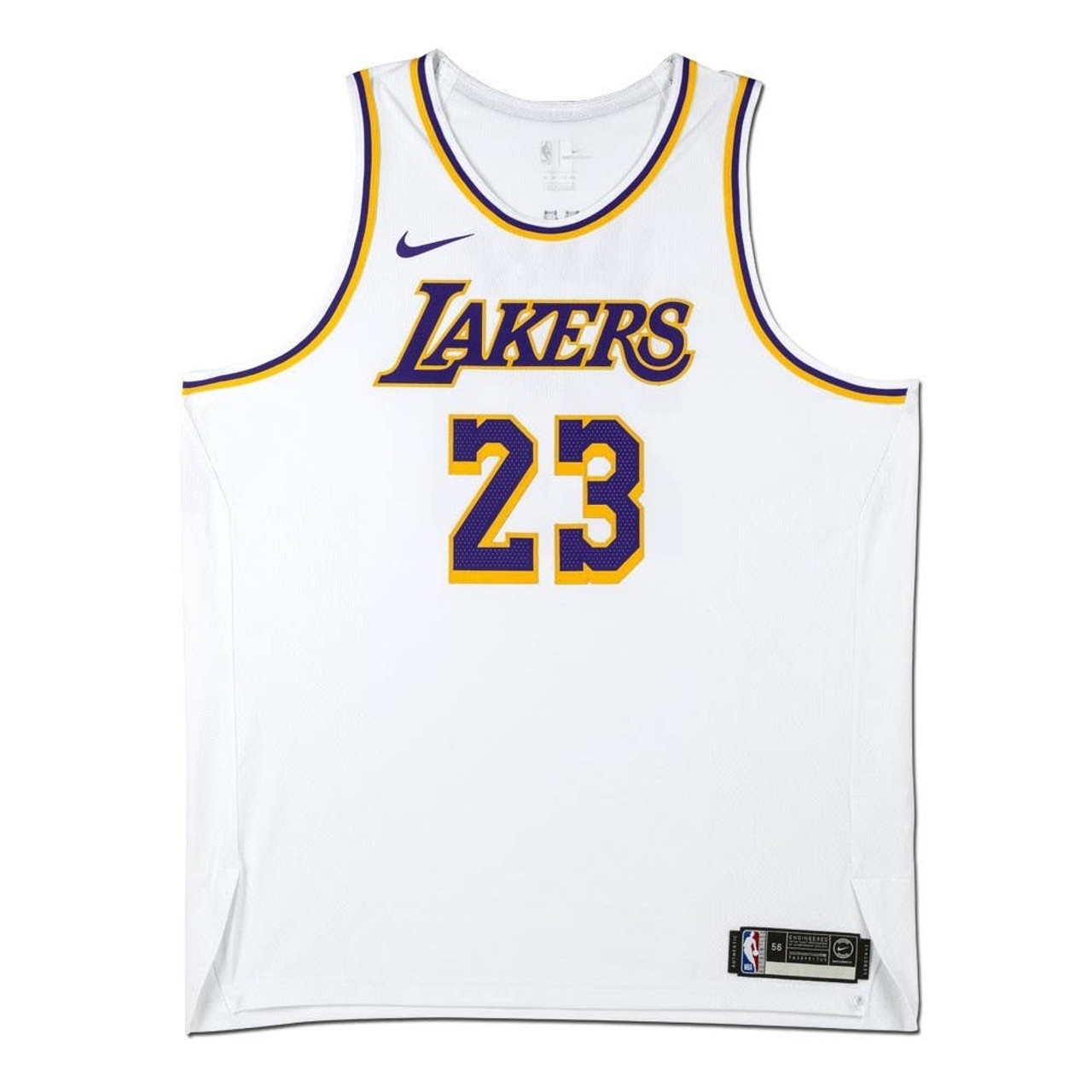 LeBron James Los Angeles Lakers Nike Swingman Jersey White - Association  Edition