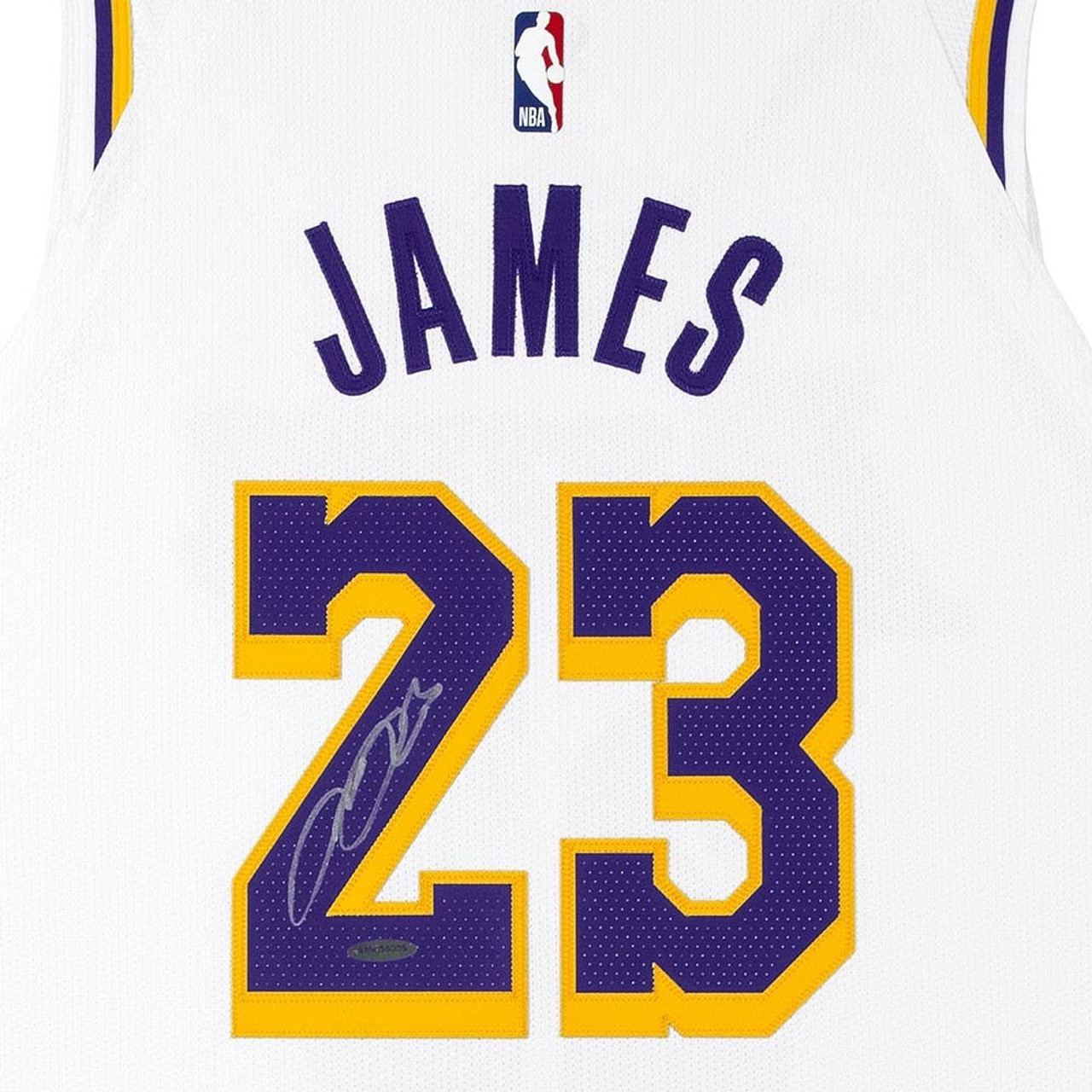 Lakers LeBron James autographed jersey