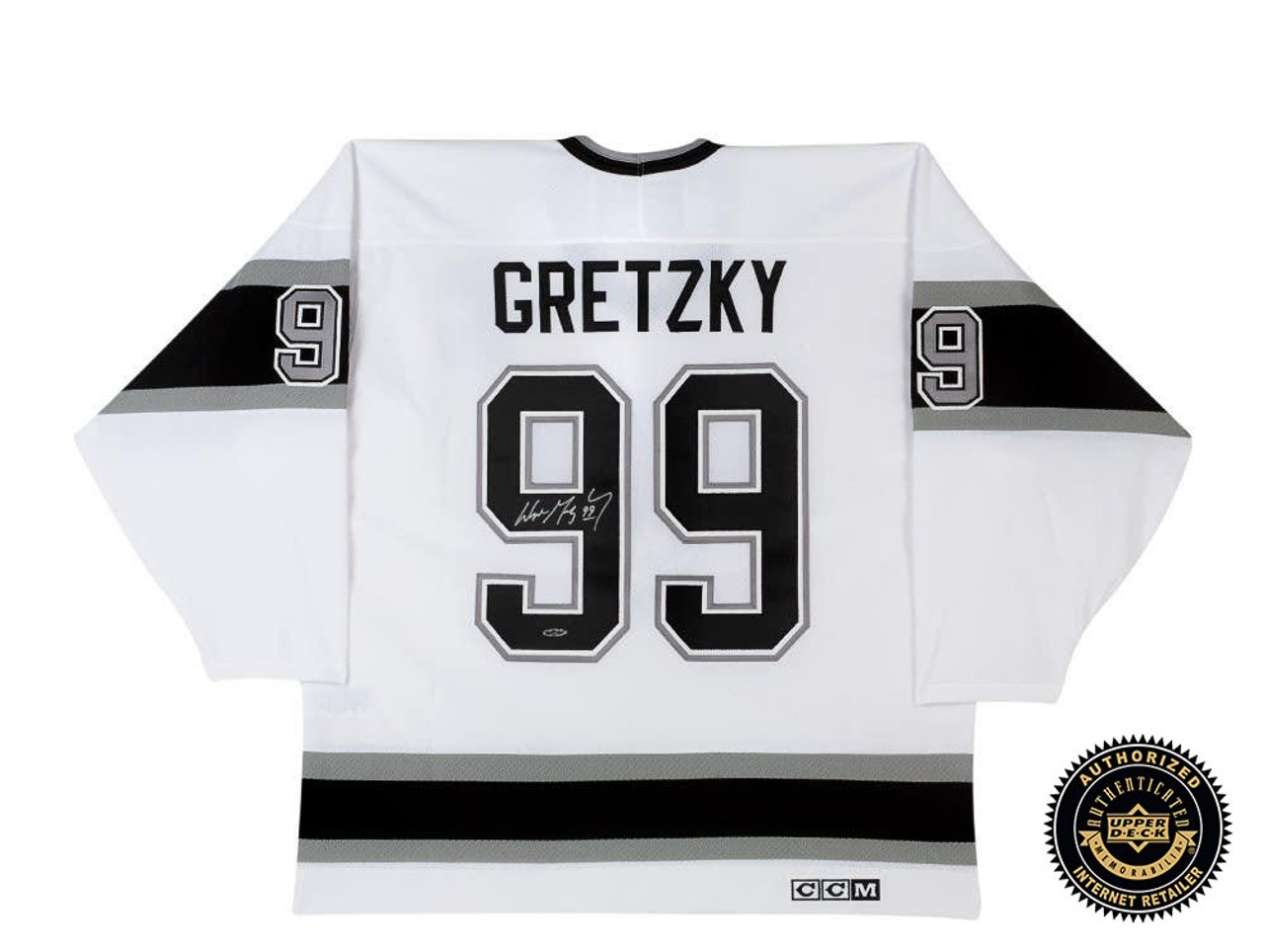 Wayne Gretzky Signed Road Los Angeles Kings?« Jersey