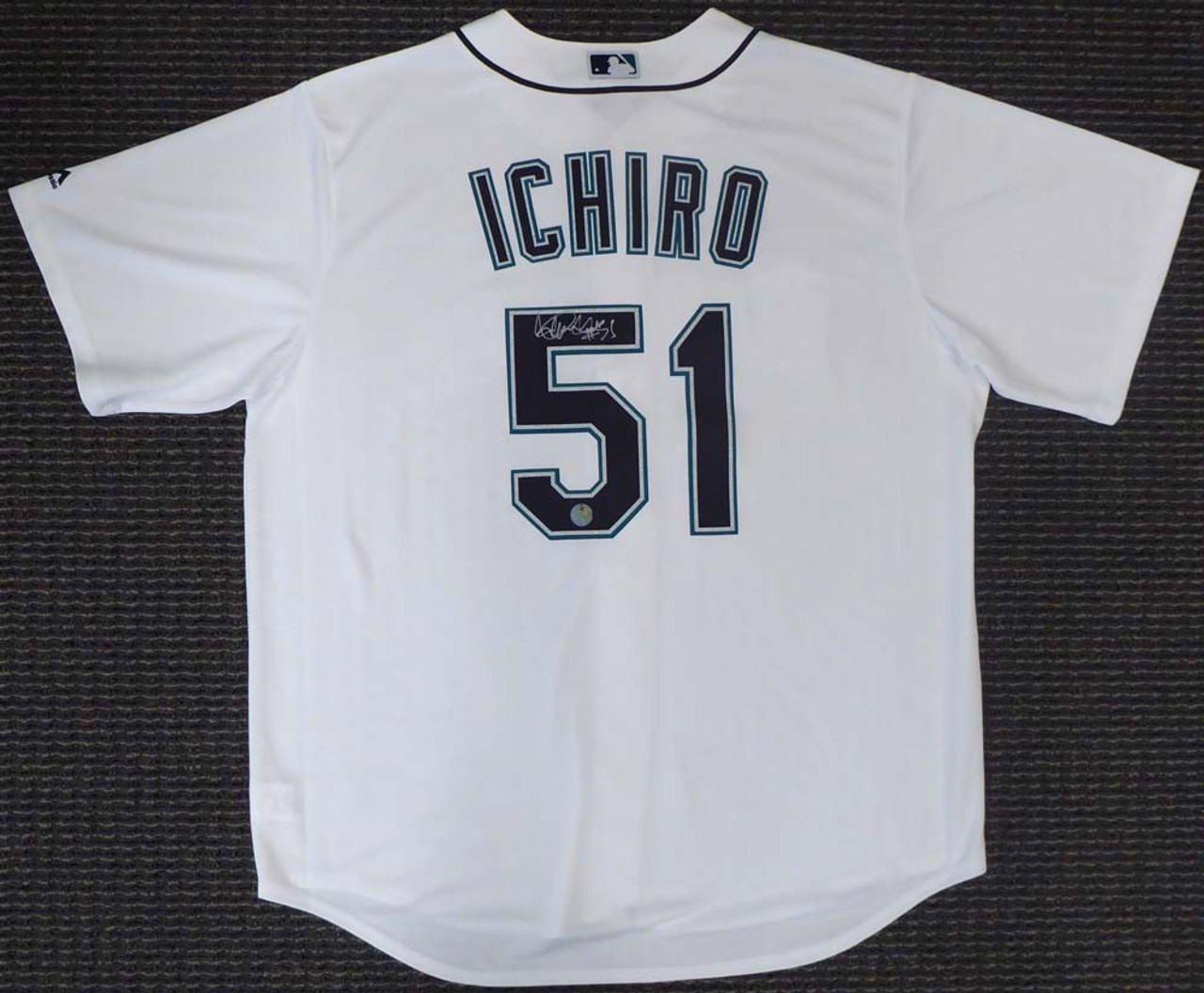 Ichiro Suzuki Seattle Mariners Signed White Majestic Jersey 