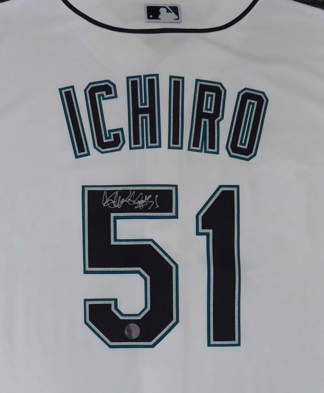 Ichiro Suzuki Seattle Mariners Signed White Majestic Jersey 