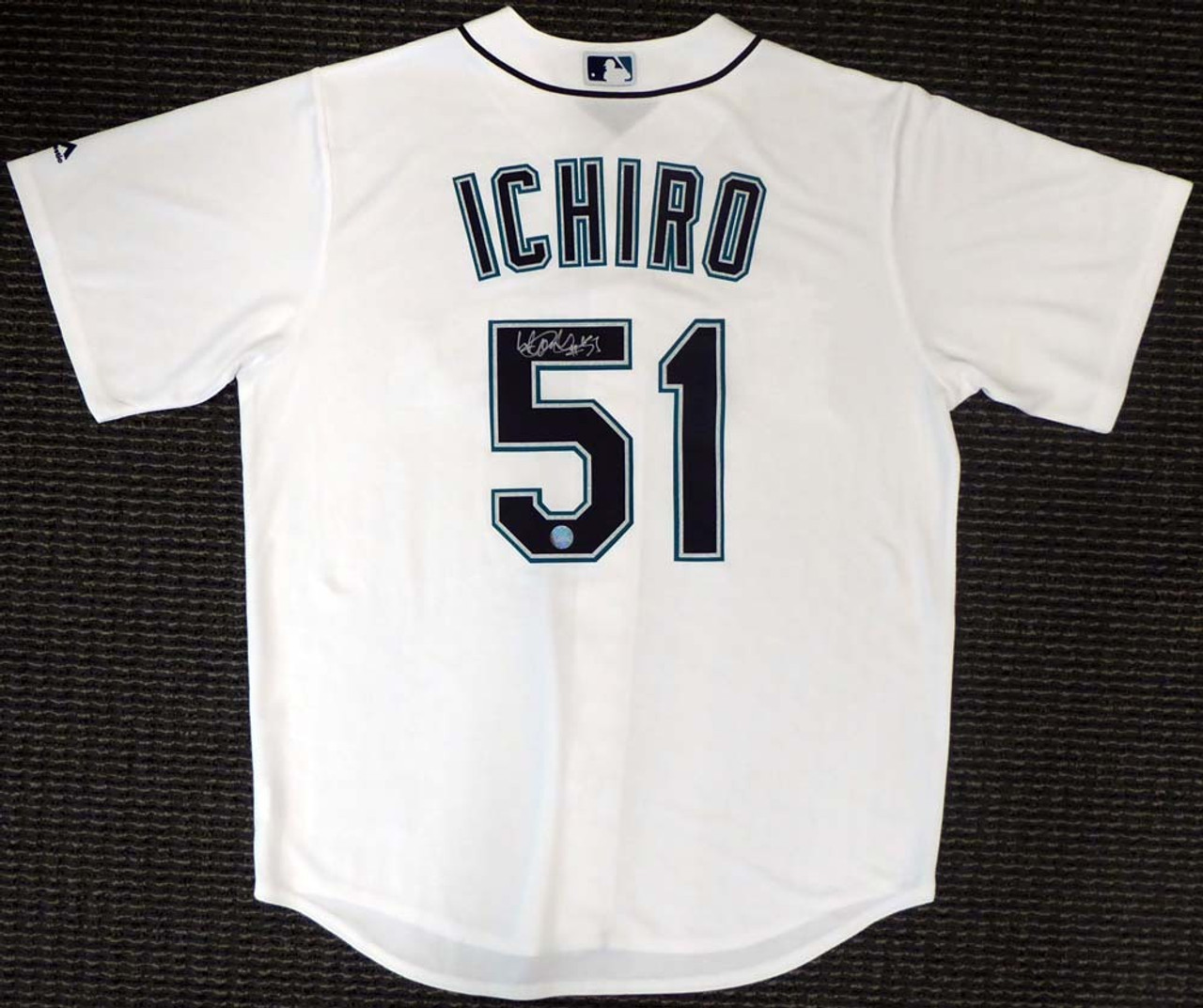 Ichiro Suzuki Seattle Mariners Signed White Majestic Jersey 