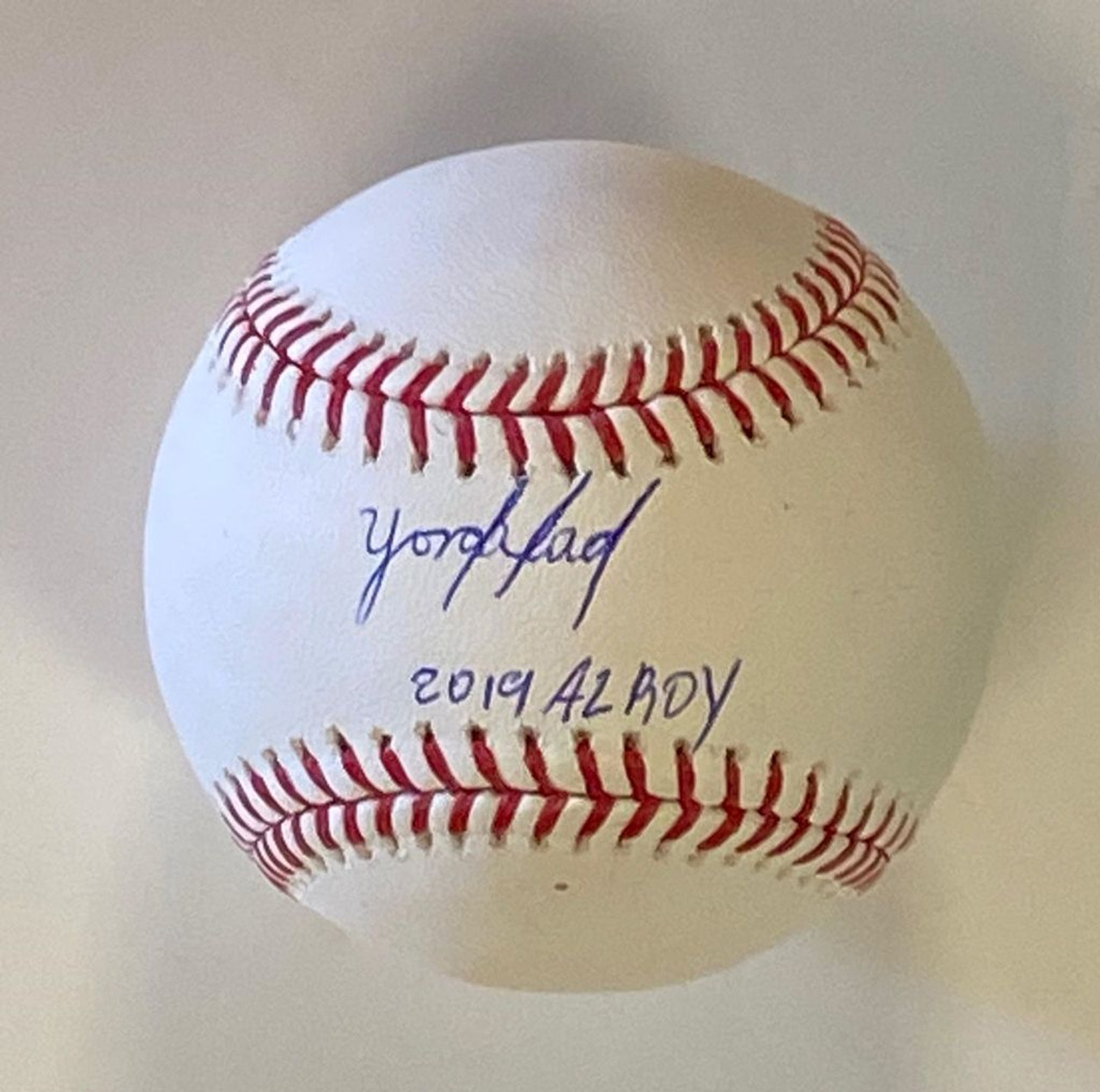 Yordan Alvarez Autographed 2022 World Series Baseball