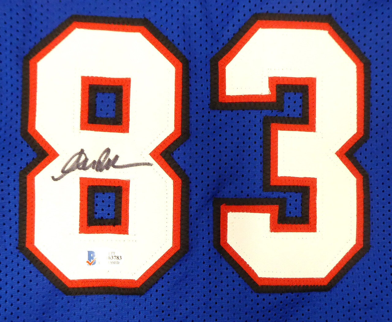 Shop Buffalo Bills Team Greats Autographed Blue Jersey With 3 Signatures  Including Jim Kelley, Thurman Thomas & Andre Reed