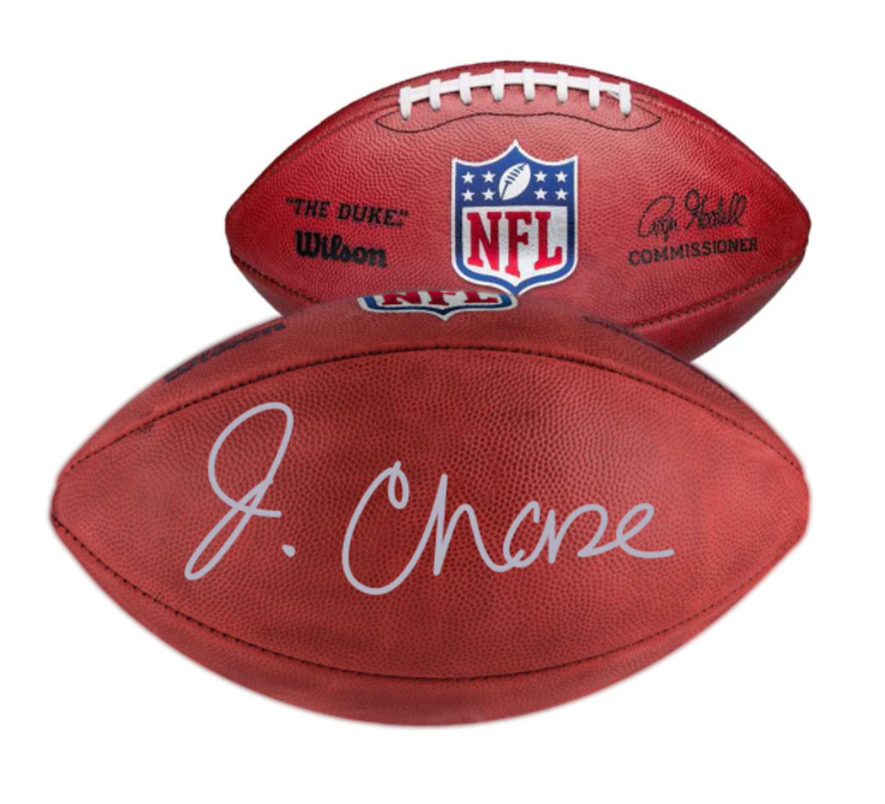 Shop Ja'Marr Chase Cincinnati Bengals Signed Wilson Duke Pro Football