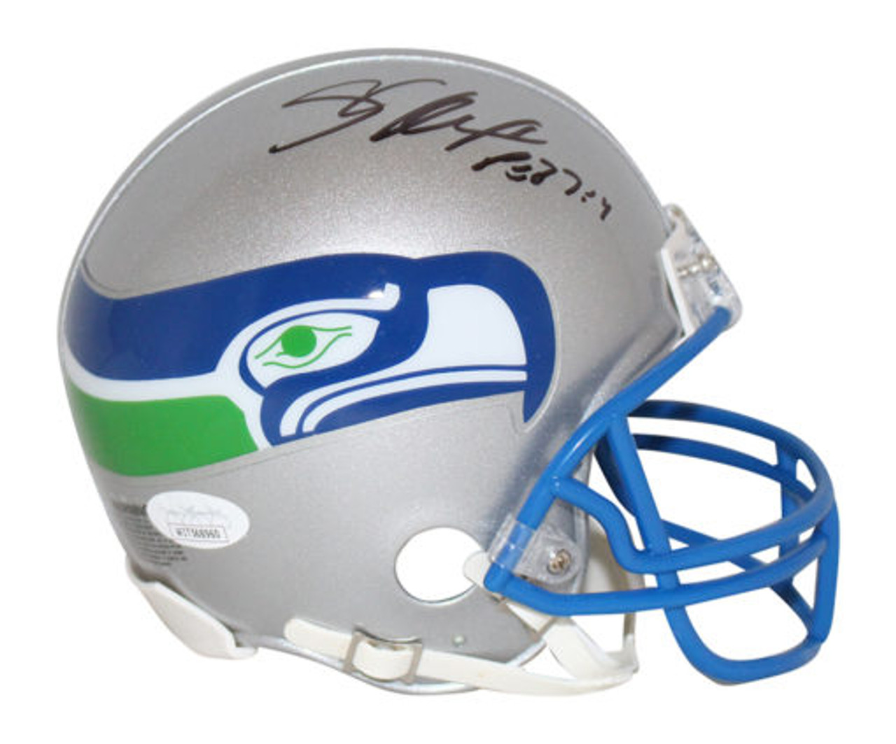 Shaun Alexander signed Lunar Eclipse Mini Helmet, Seattle Seahawks, BAS  WL02268