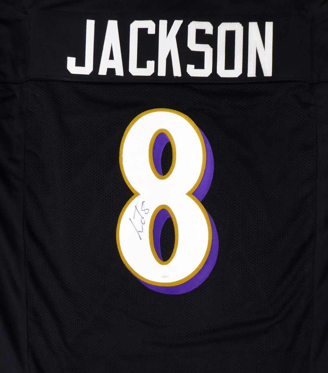 Lamar Jackson Signed/Autographed Ravens White Football Jersey JSA 1492 –  Super Sports Center