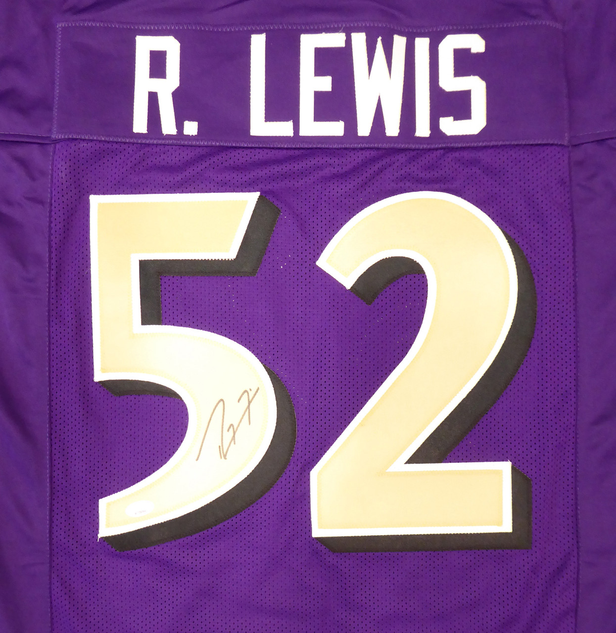 Ray Lewis Baltimore Ravens Signed Purple Custom Jersey