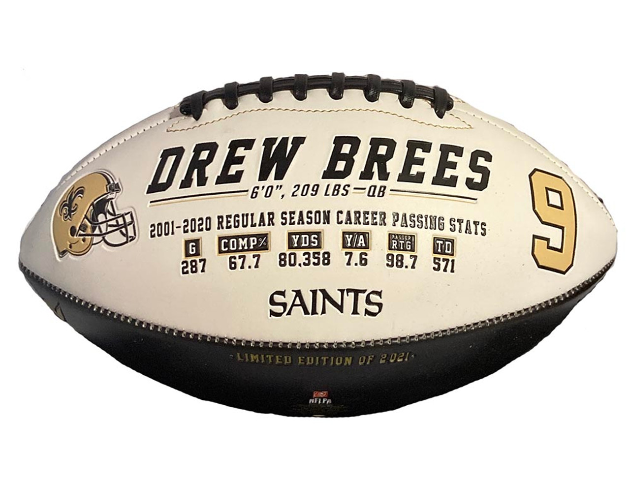 Sold at Auction: Drew Brees Memoir, NERF Football