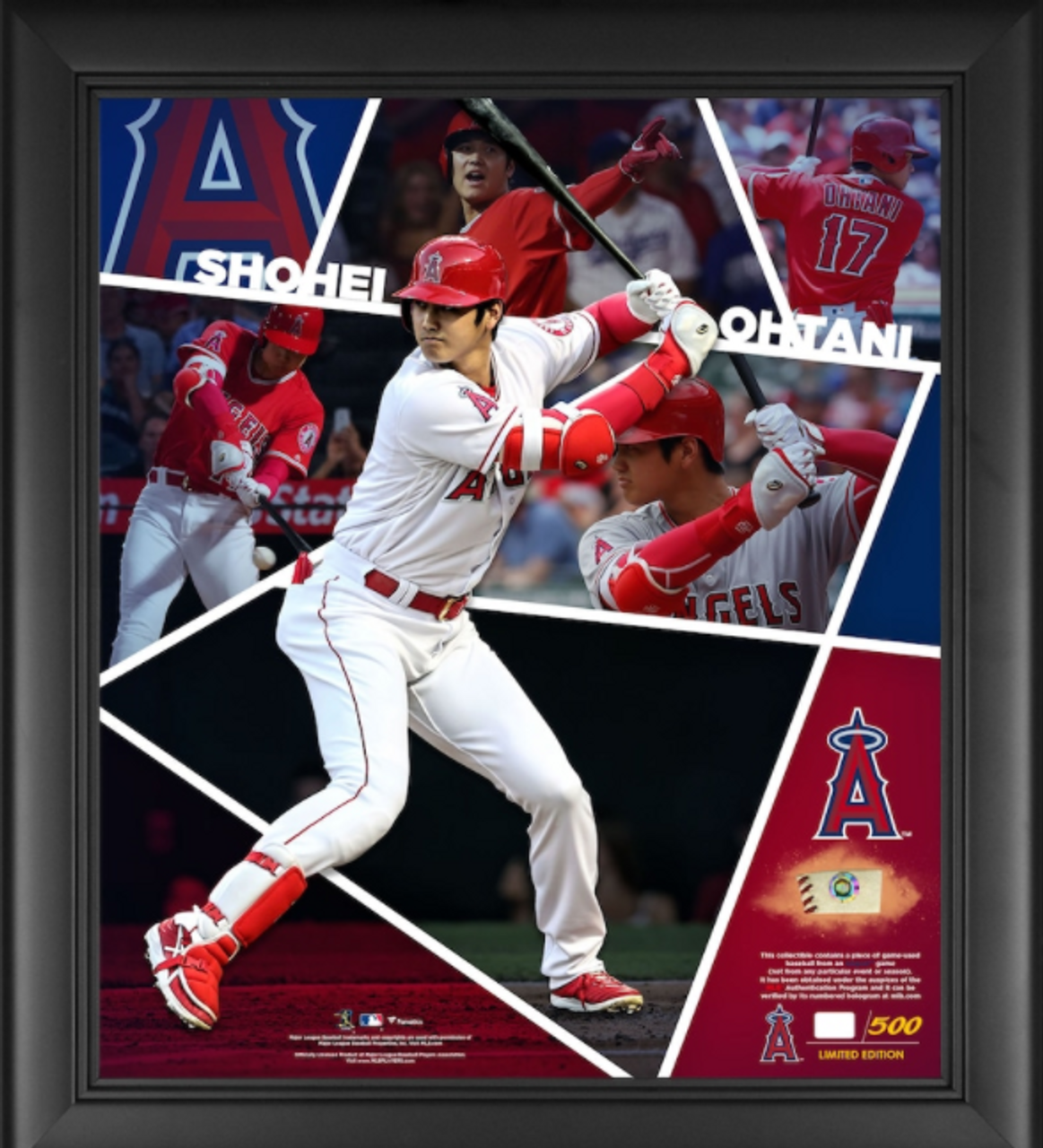 Shop Shohei Ohtani Los Angeles Angels Framed Impact Player Collage with a  Piece of Game-Used Baseball - Limited Edition