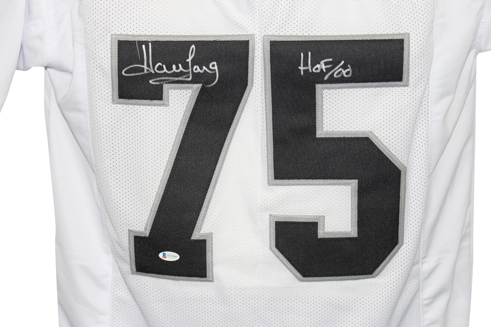 Shop Howie Long Oakland Raiders Signed Pro Style White XL Jersey HOF