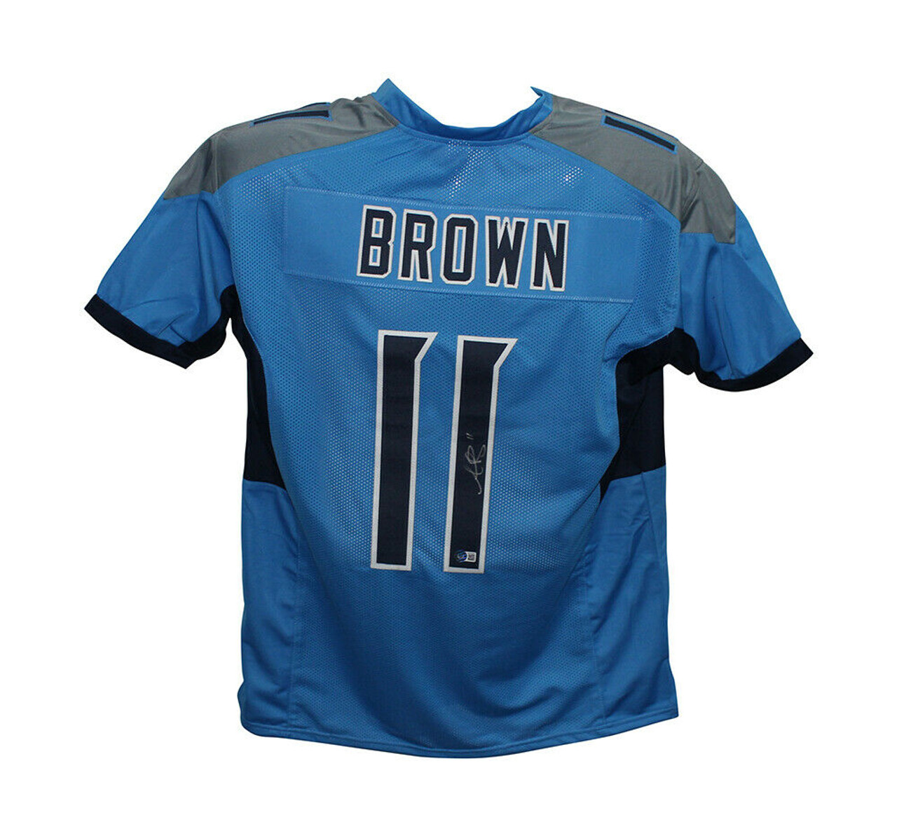 Nike Tennessee Titans No11 A.J. Brown Navy Blue Team Color Women's Stitched NFL Vapor Untouchable Limited Jersey