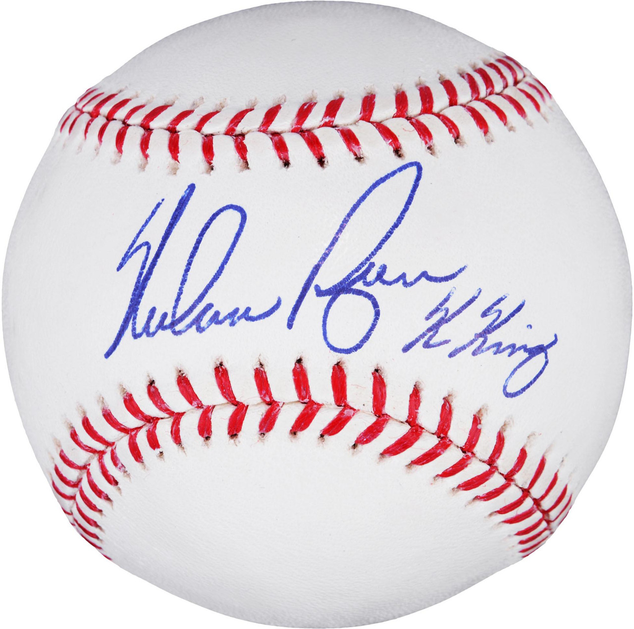 Fanatics Authentic Nolan Ryan Texas Rangers Autographed Baseball with 5714 K's Inscription