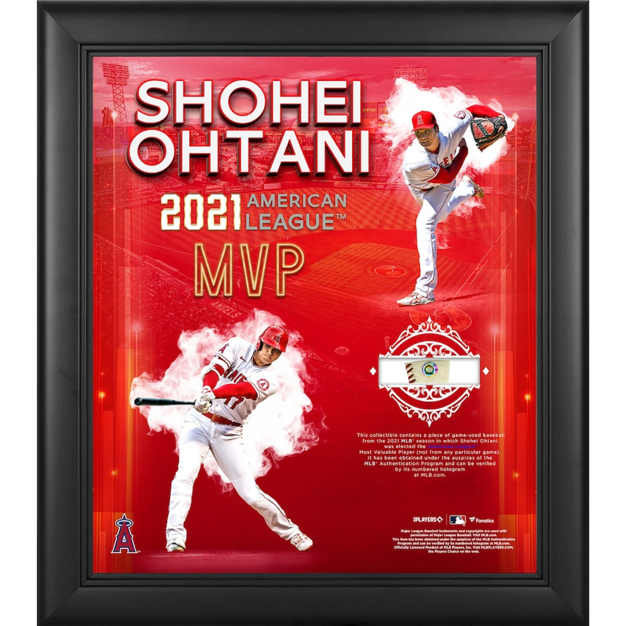 SHOHEI OHTANI Signed Los Angeles Angels Red Major League 