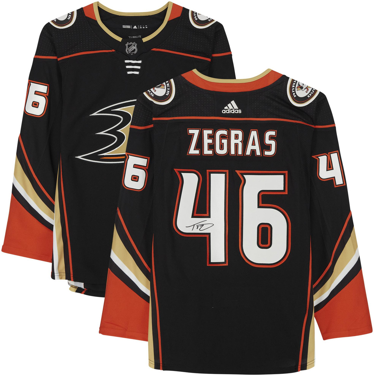 Authentic Adidas Men's Trevor Zegras Anaheim Ducks Reverse Retro 2.0 Jersey  - White