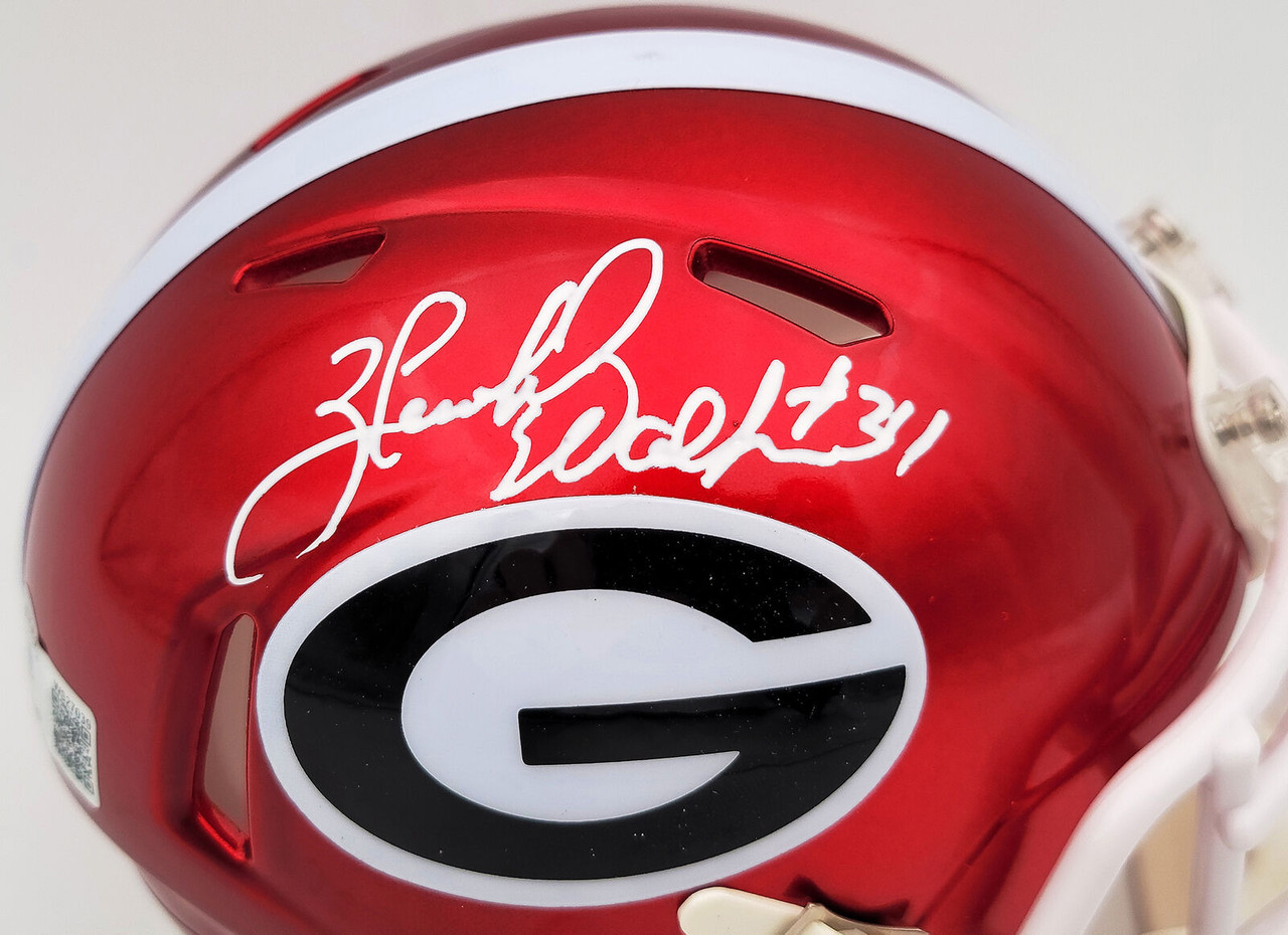 Shop Herschel Walker Georgia Bulldogs Signed Flash Red Mini Speed