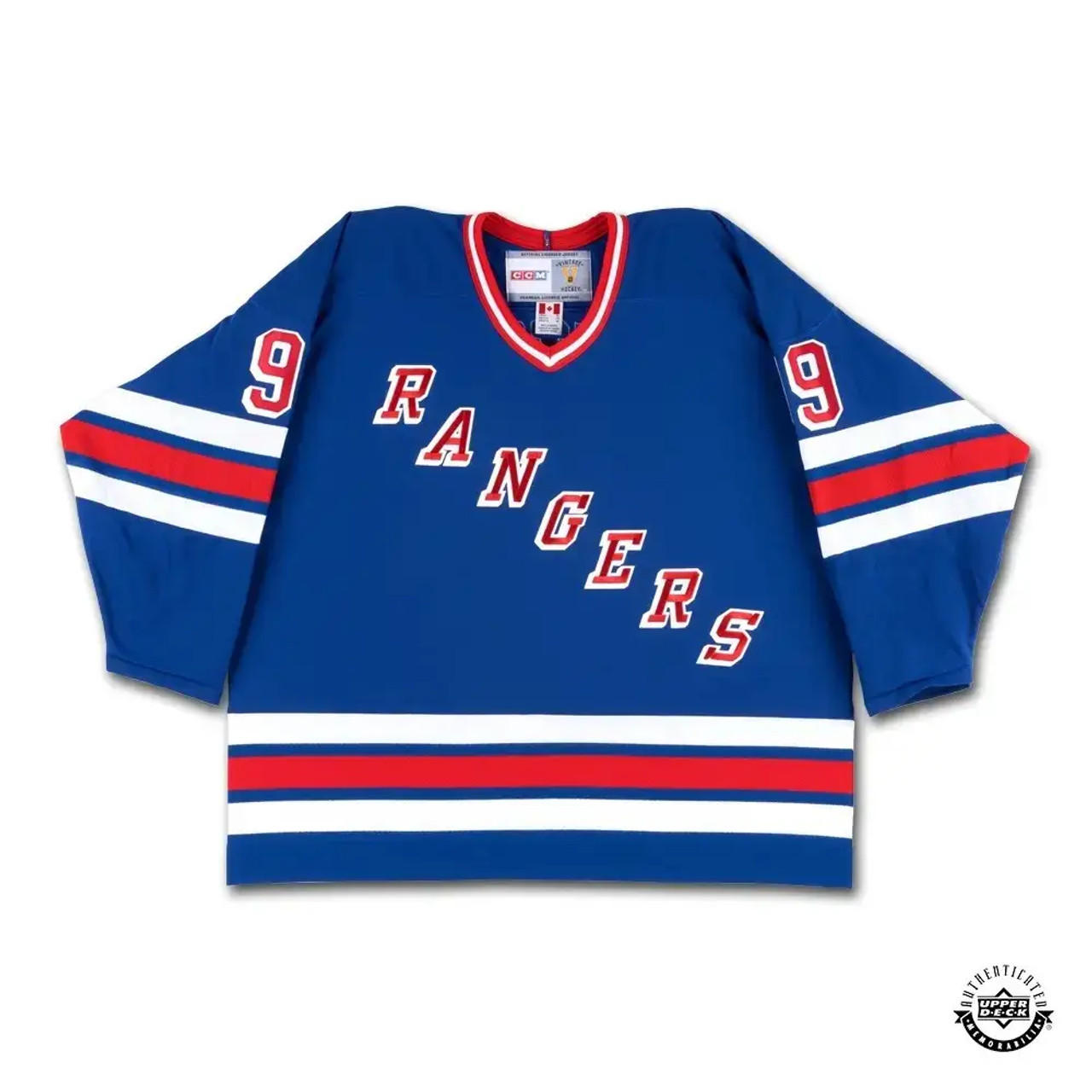 人気新作登場GRETZKY NEWYORK RANGERS グレツキー ニューヨークレンジャーズ　オーセンティック 選手用 ジャージ シャツ NHL STARTER アイスホッケー