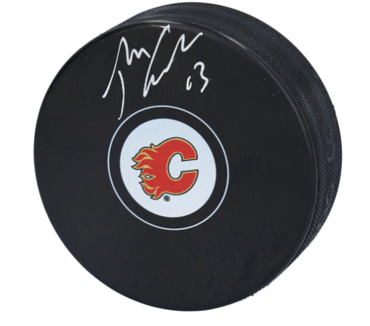 Johnny Gaudreau Calgary Flames Autographed 16 x 20 White