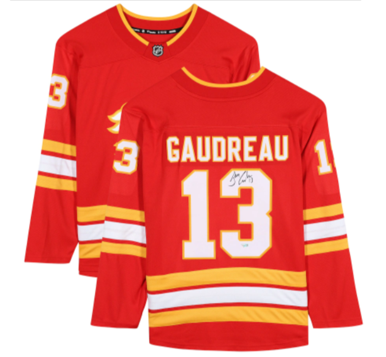 autographed calgary flames jersey