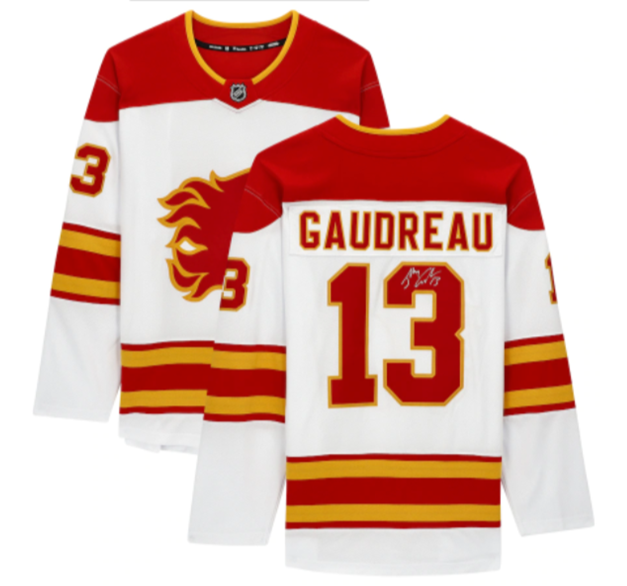 Calgary Flames adidas Alternate Authentic Custom Jersey - Red