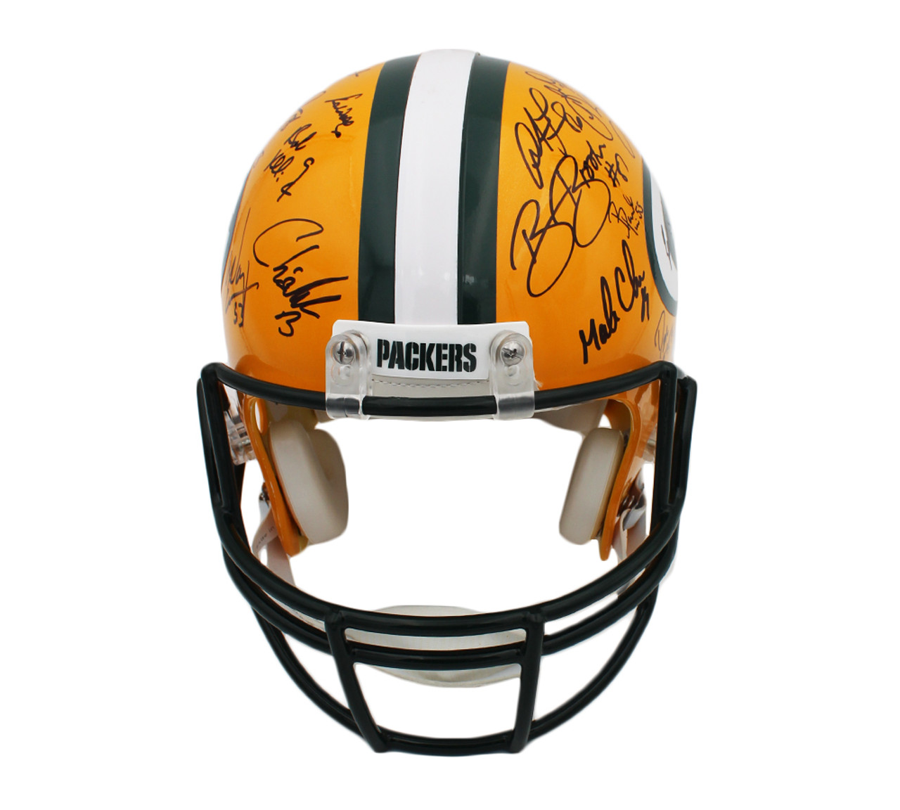 Green Bay Packers 1996 Team Signed Authentic NFL Helmet