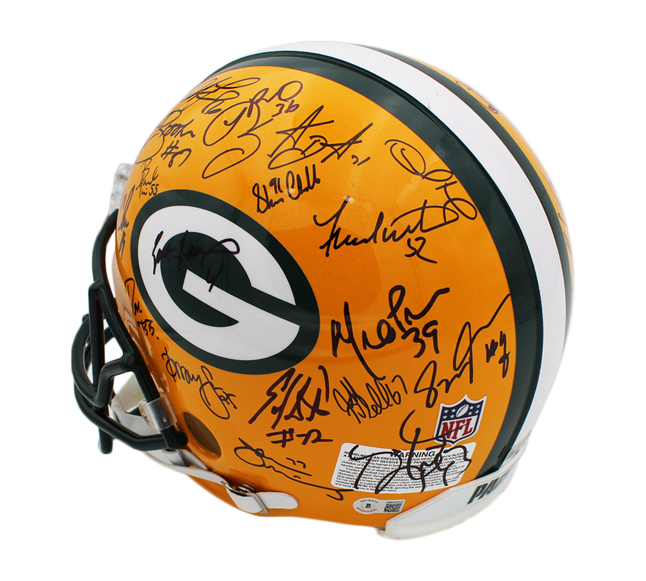 Green Bay Packers 1996 Team Signed Authentic NFL Helmet