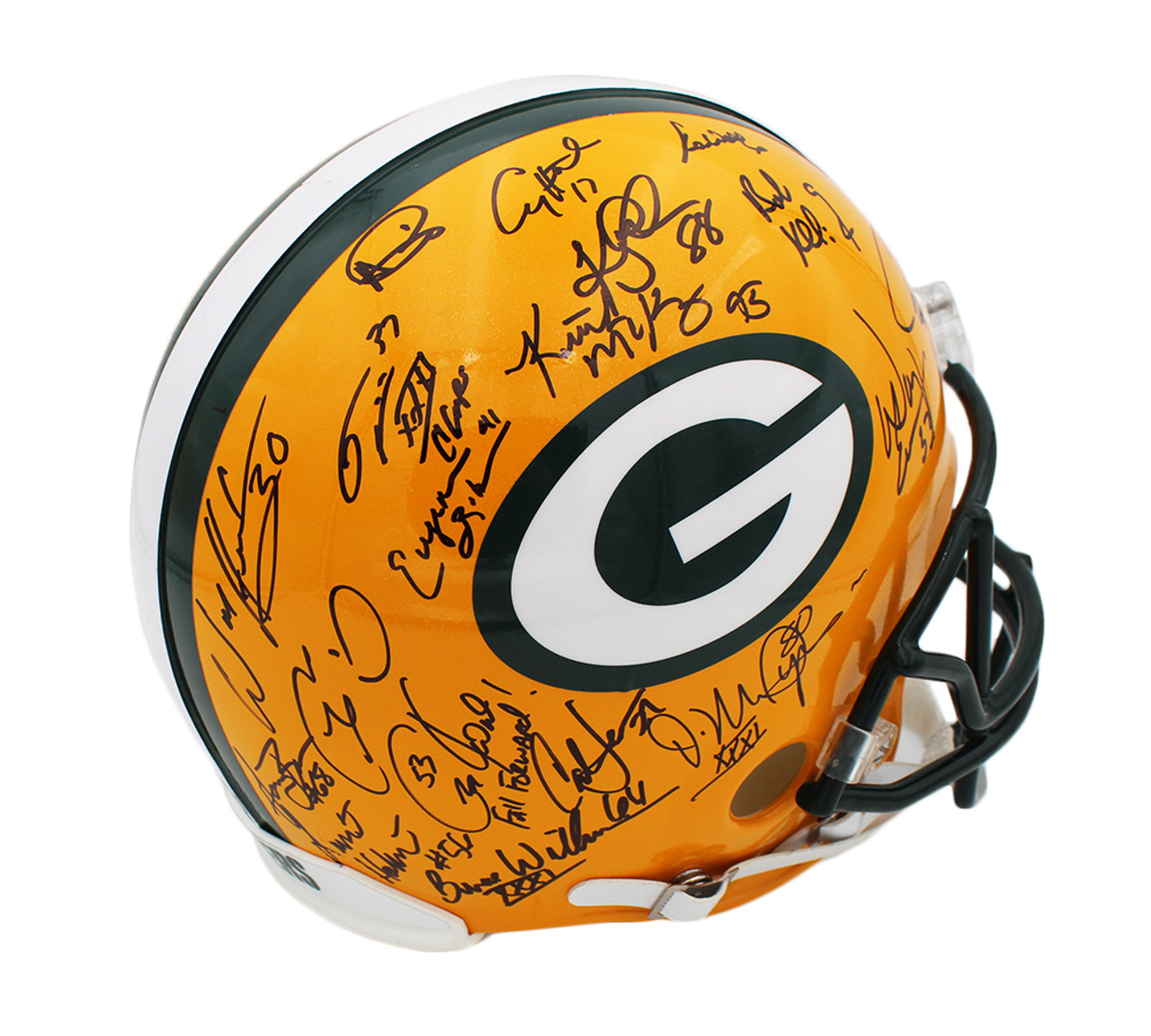 Shop Green Bay Packers 1996 Team Signed Authentic NFL Helmet