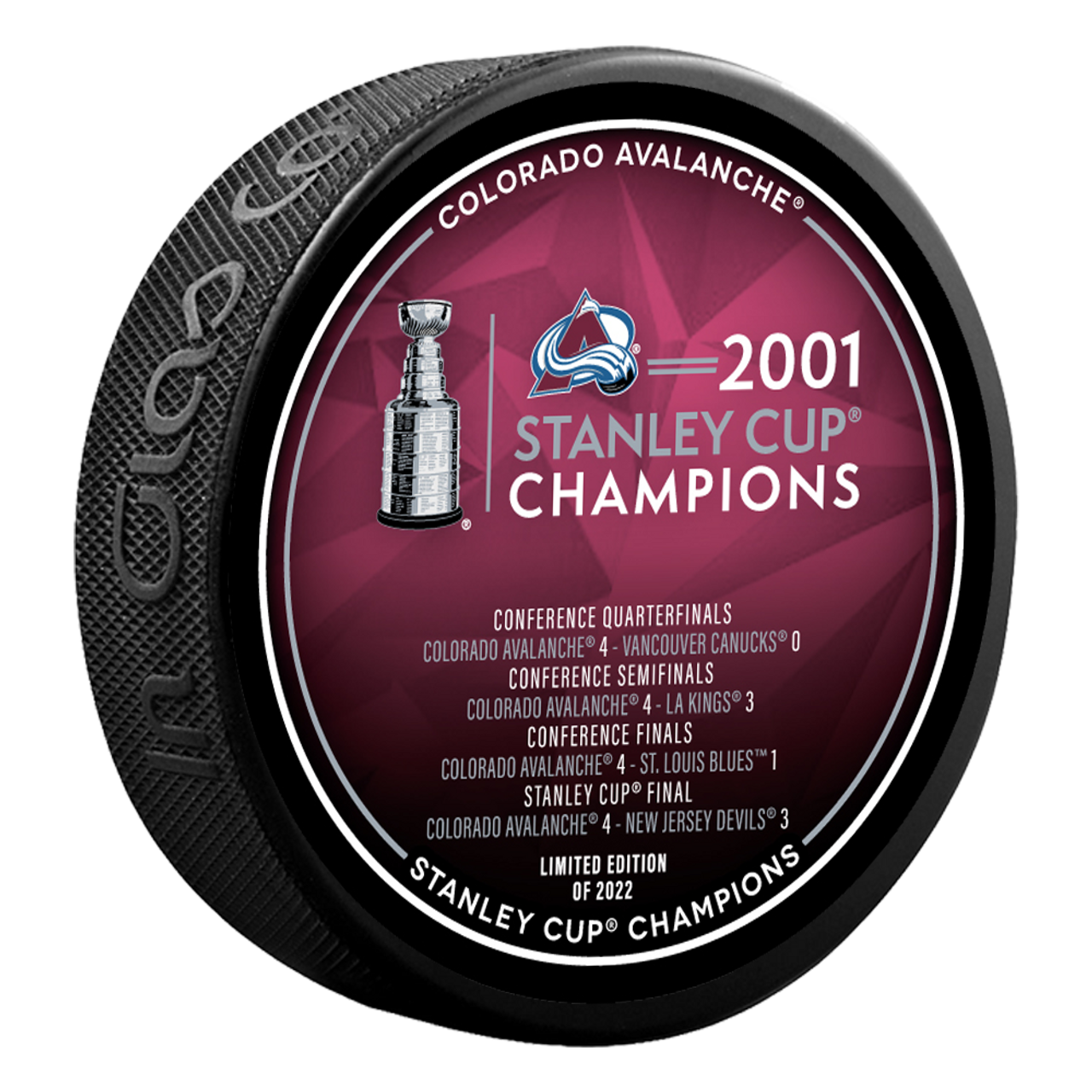 2001 STANLEY CUP CHAMPIONSHIP COLORADO AVALANCHE NEW JERSEY DEVILS