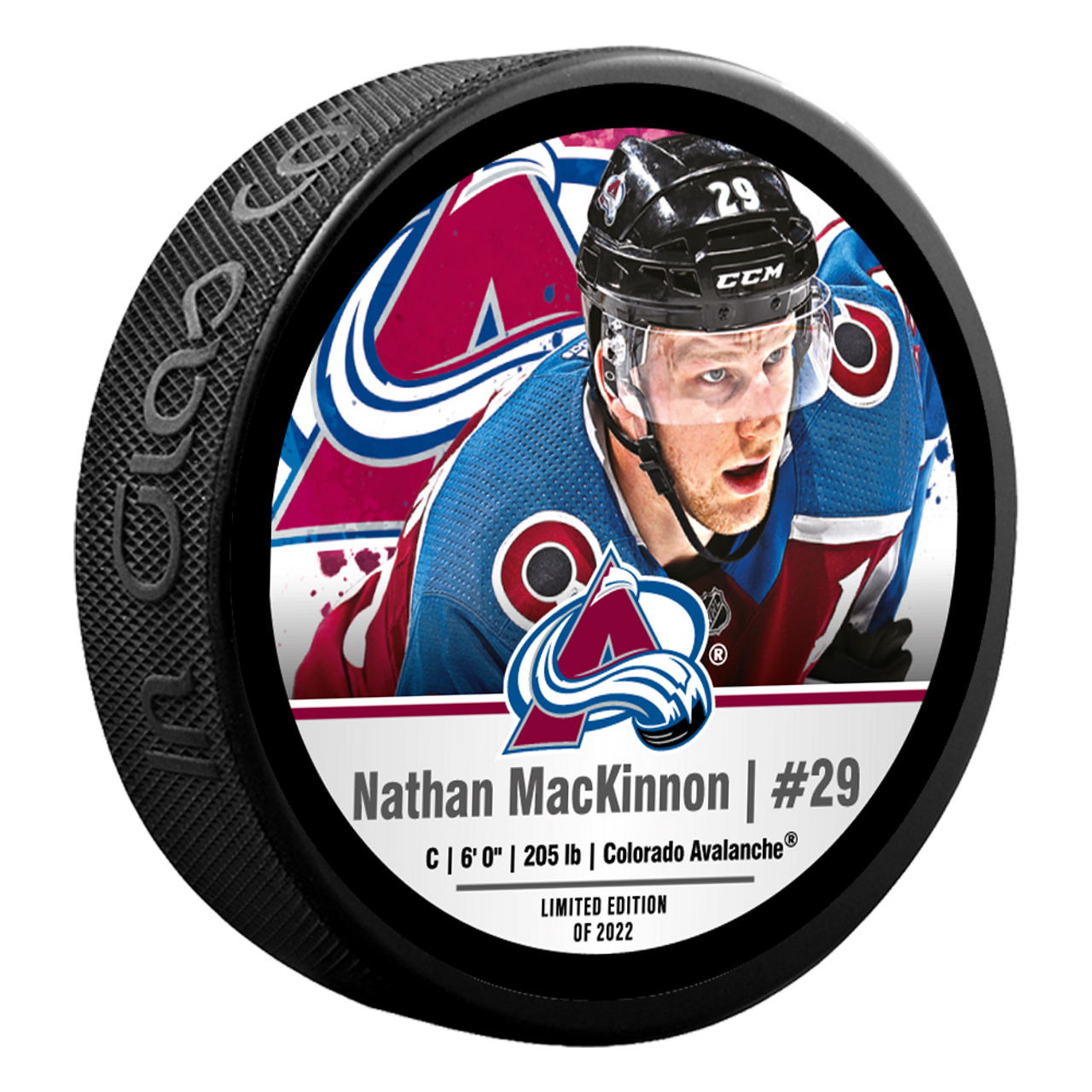 Colorado Avalanche v. Detroit Red Wings Puck Game Used 2/23/2022 NHL  Auctions