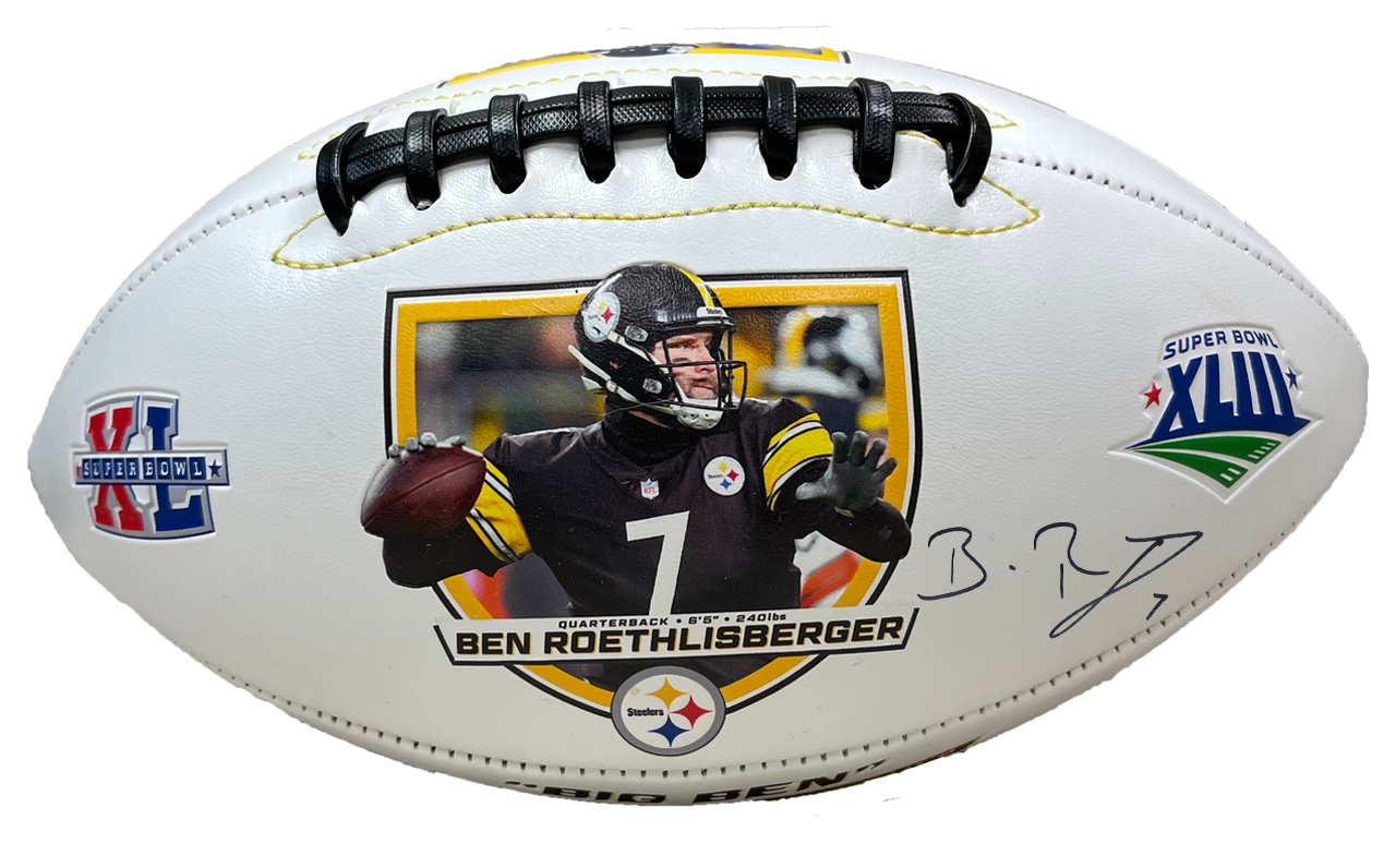 Shop Ben Roethlisberger Autographed Pittsburgh Steelers Career 