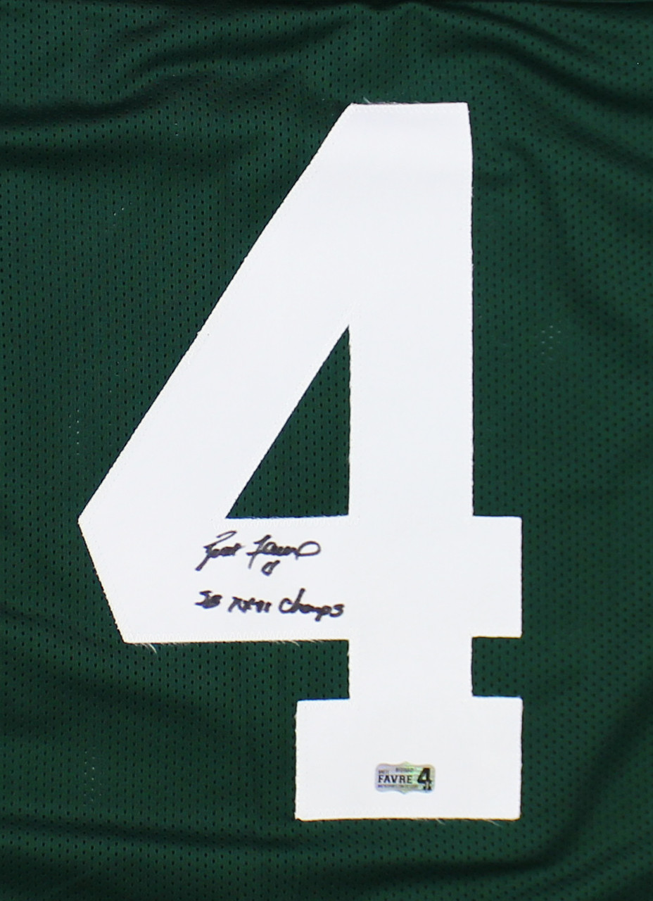 Brett Favre Green Bay Signed Autograph Custom Jersey White Brett Favre  Certified