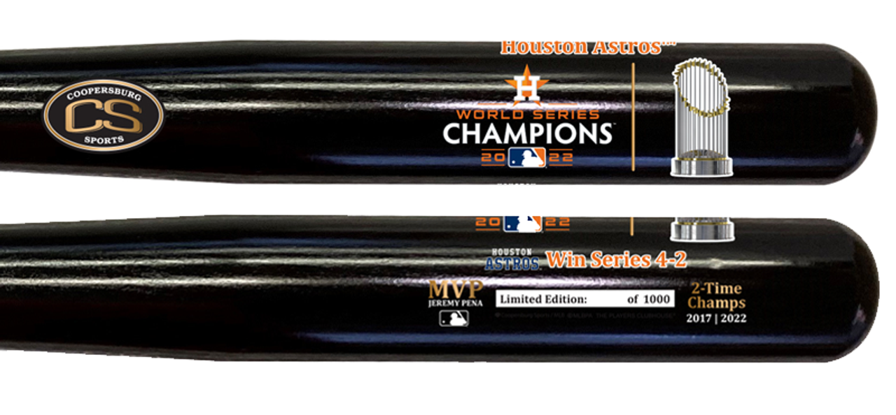 Astros 2022 World Series Champions Three Bat Maple Set - Big Time Bats