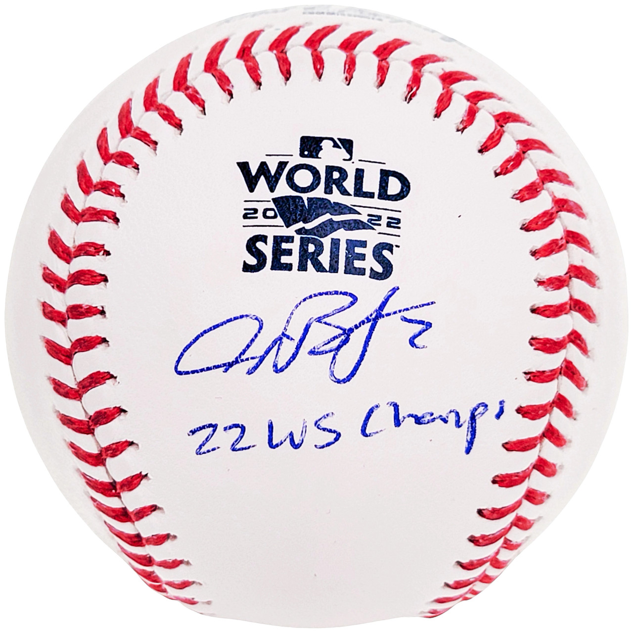 Alex Bregman Houston Astros Signed Official 2022 World Series Logo MLB  Baseball 22 WS Champs