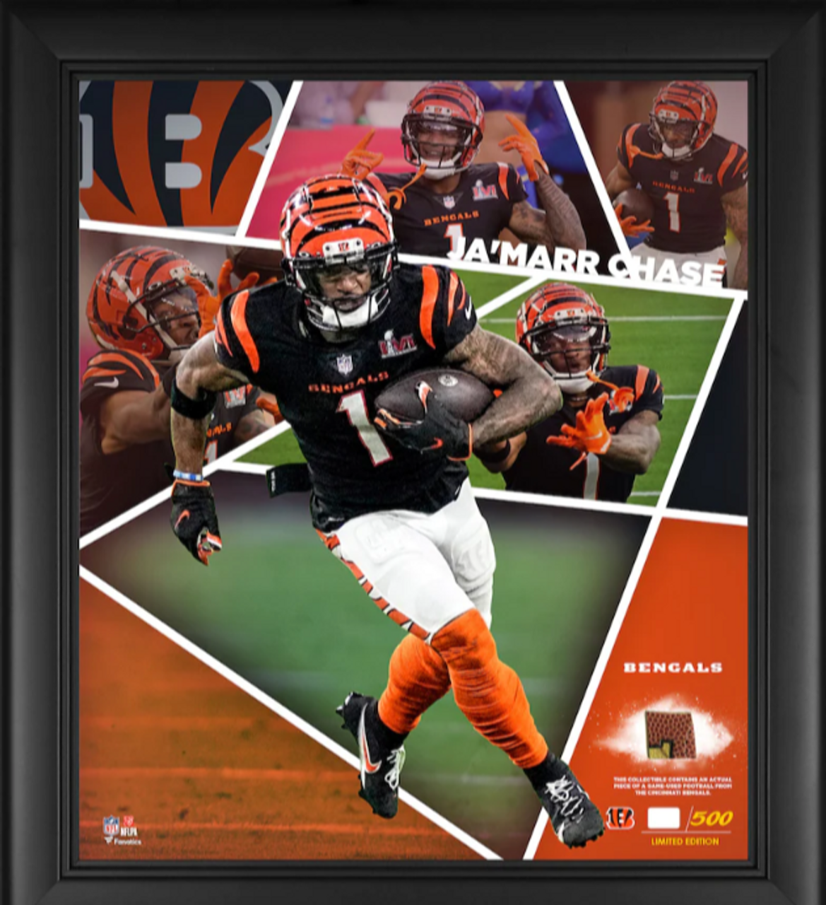 Shop Ja'Marr Chase Cincinnati Bengals Framed Impact Player Collage