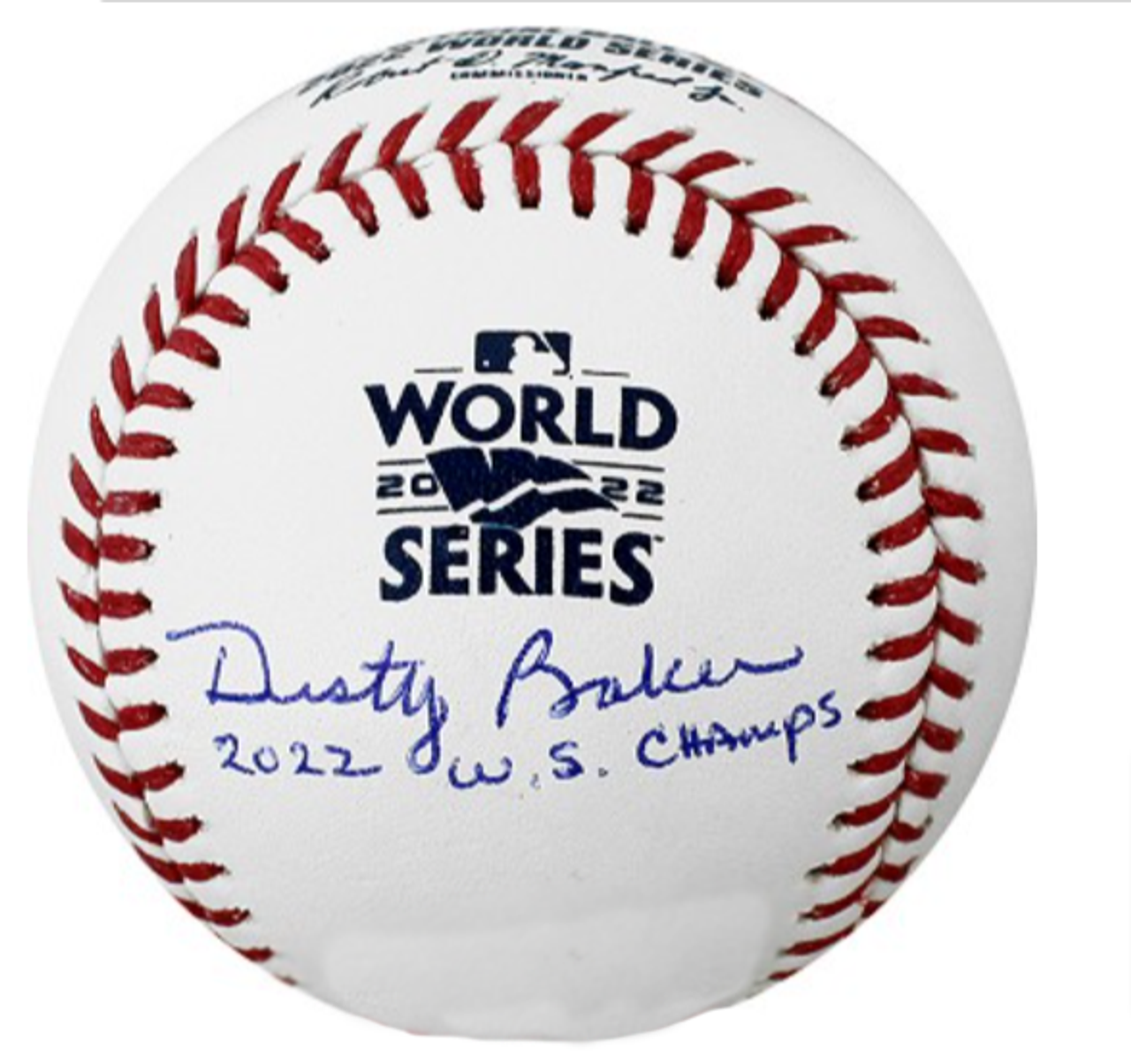 Shop Dusty Baker Houston Astros Autographed Official 2022 World