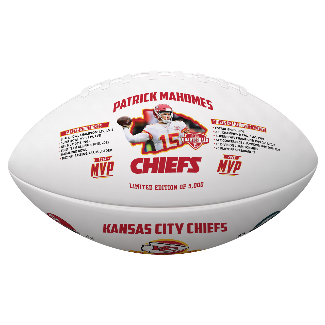 Buy Patrick Mahomes Kansas City Chiefs Super Bowl LVII Champions Sublimated  Plaque with Replica Ticket at Nikco Sports