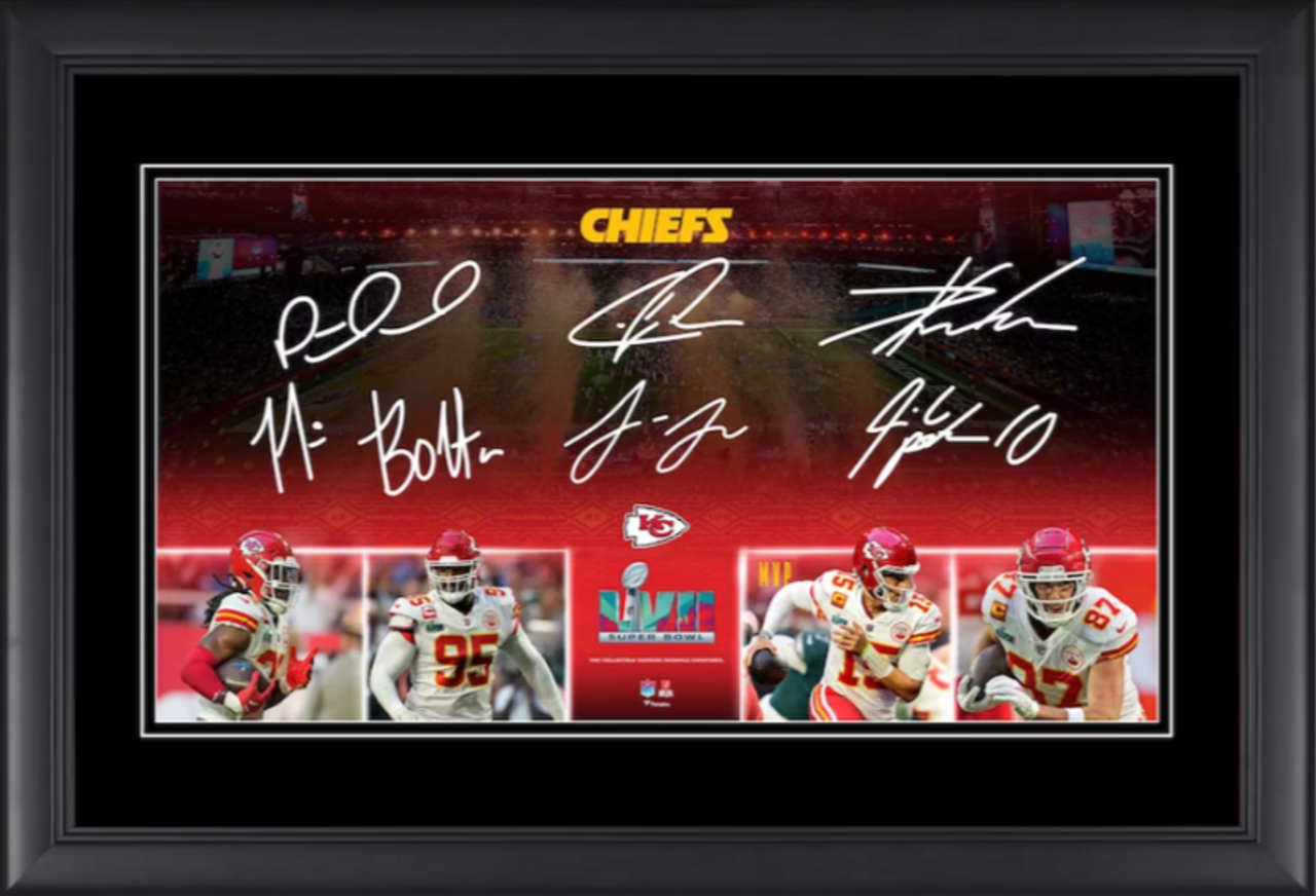 Kansas City Chiefs Super Bowl LVII Champions Gear, Autographs