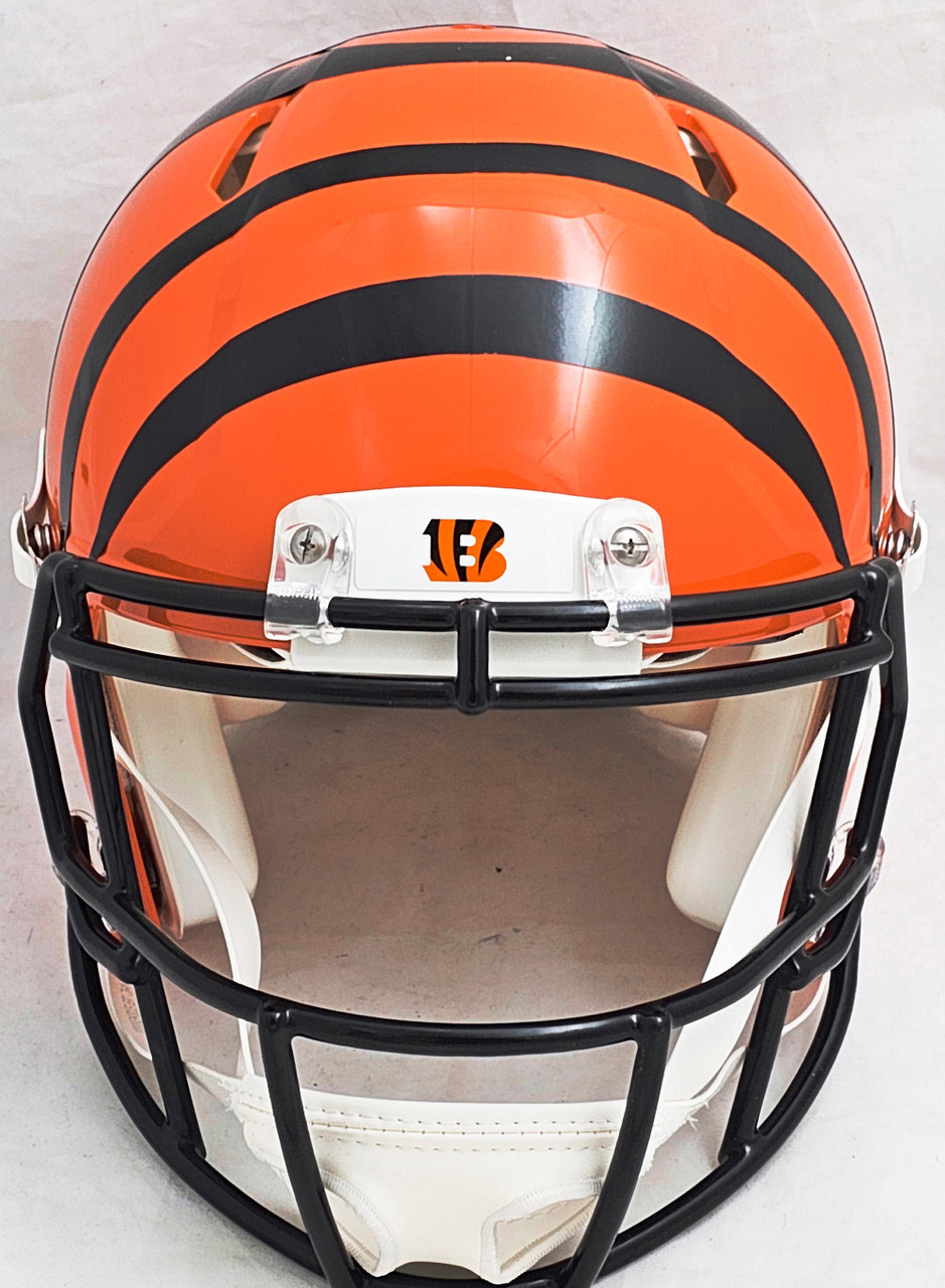 Shop Joe Burrow Cincinnati Bengals Autographed Orange Full Size Authentic  Speed Helmet