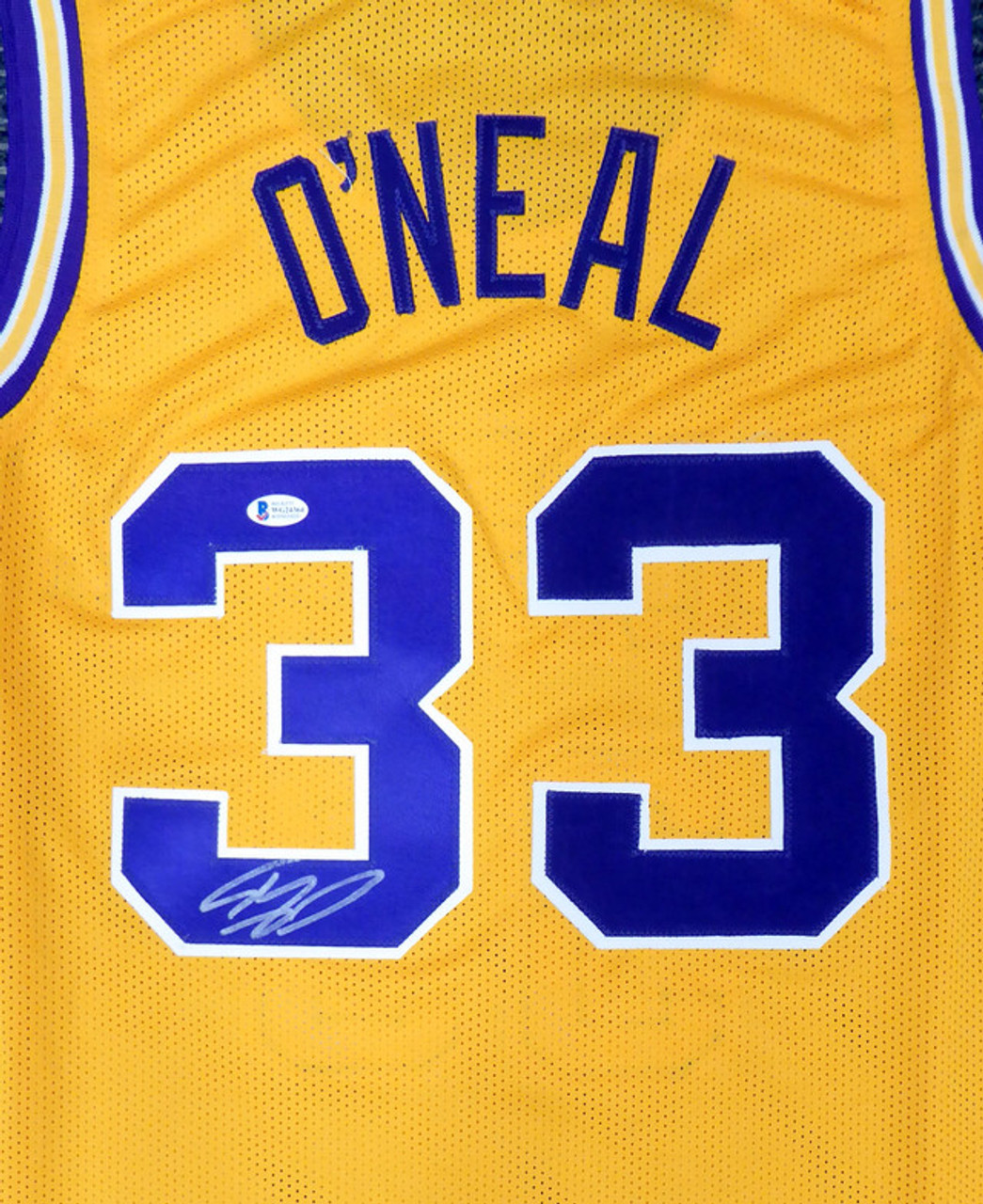 Orlando Magic Shaquille Shaq O'Neal Autographed Blue Jersey Signed