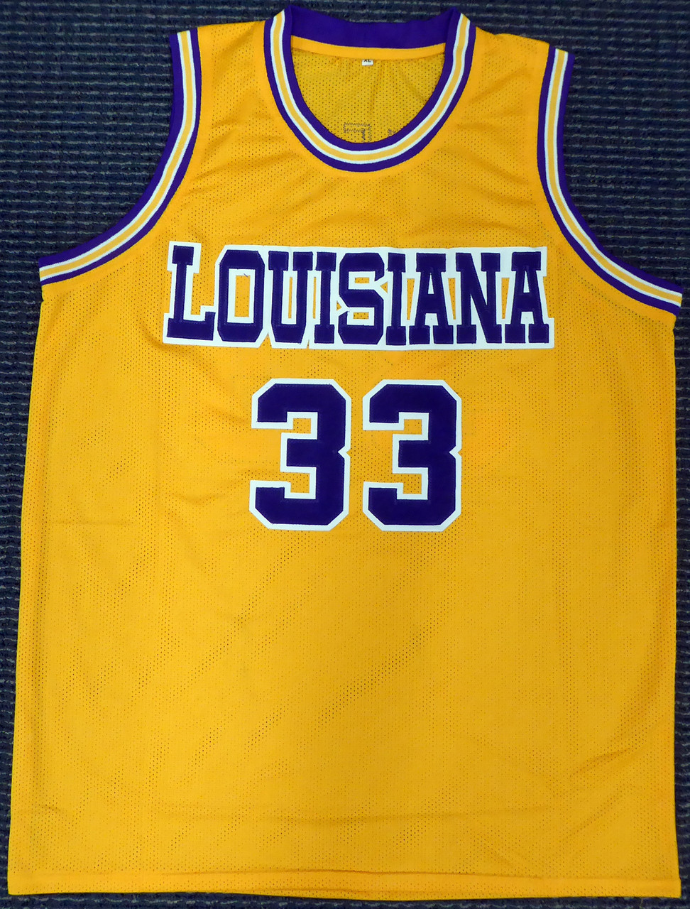 Custom LSU Tigers Basketball Jersey Name and Number College Limited White