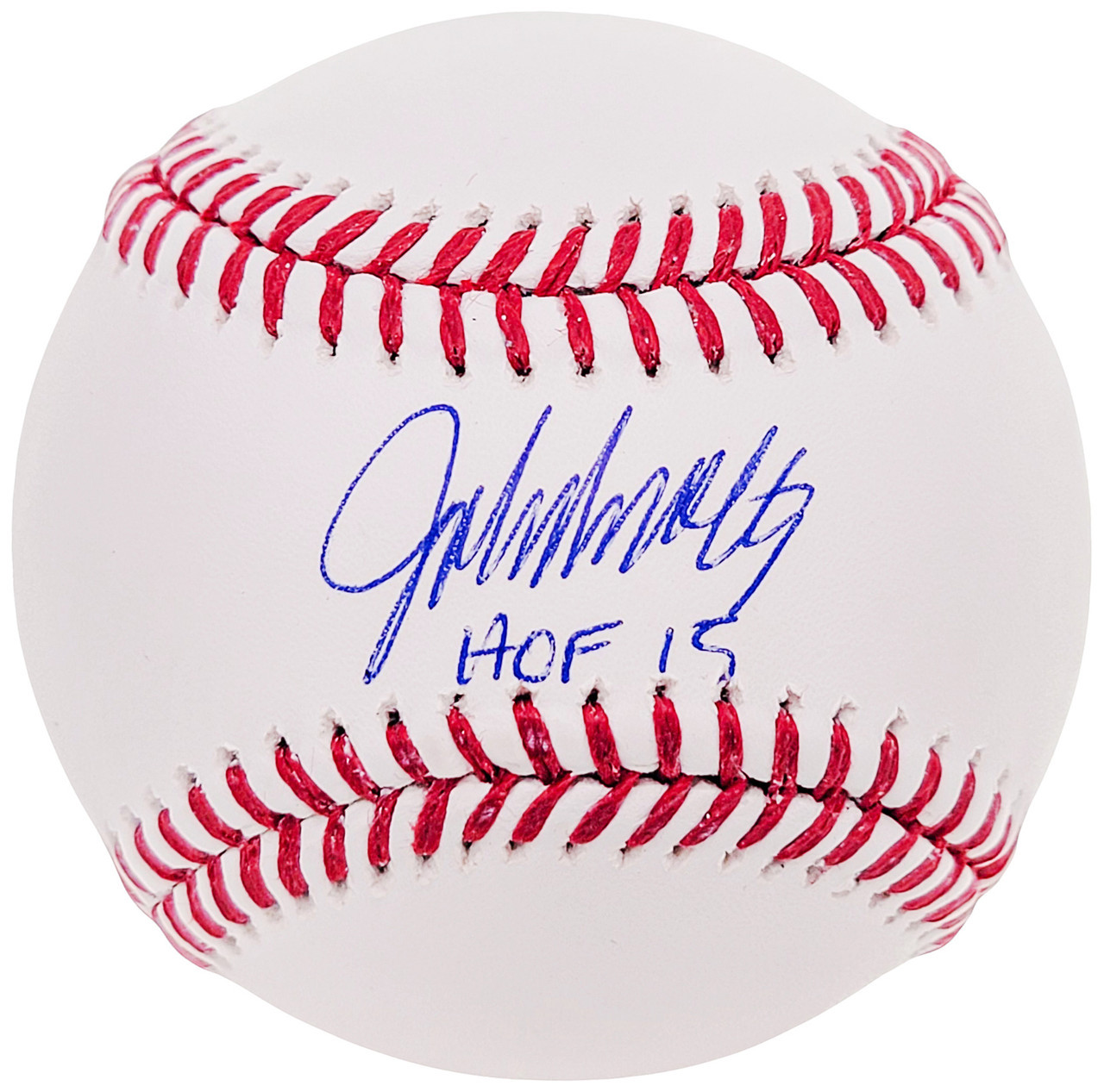 John Smoltz Autographed Baseball Atlanta Braves HOF 15