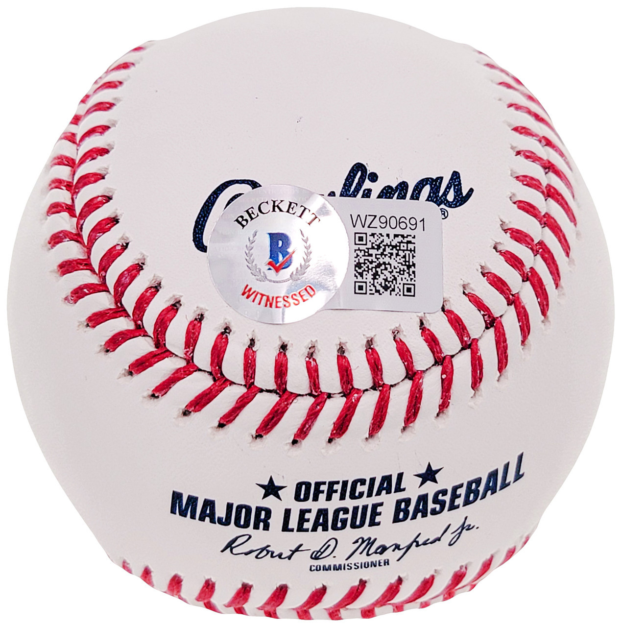 Framed Autographed/Signed John Smoltz 33x42 Atlanta White Baseball