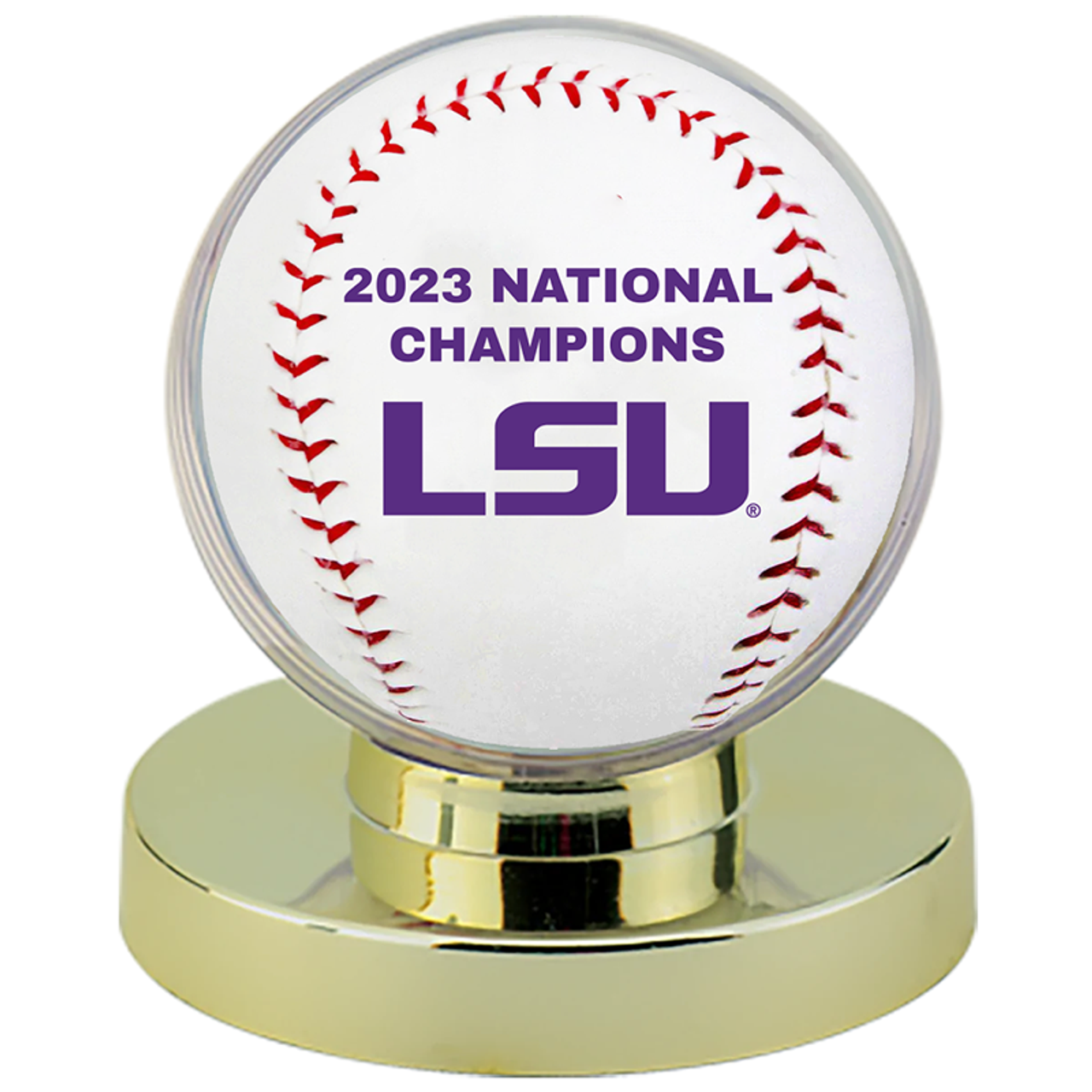 LSU Tigers Plastic Badge Holder