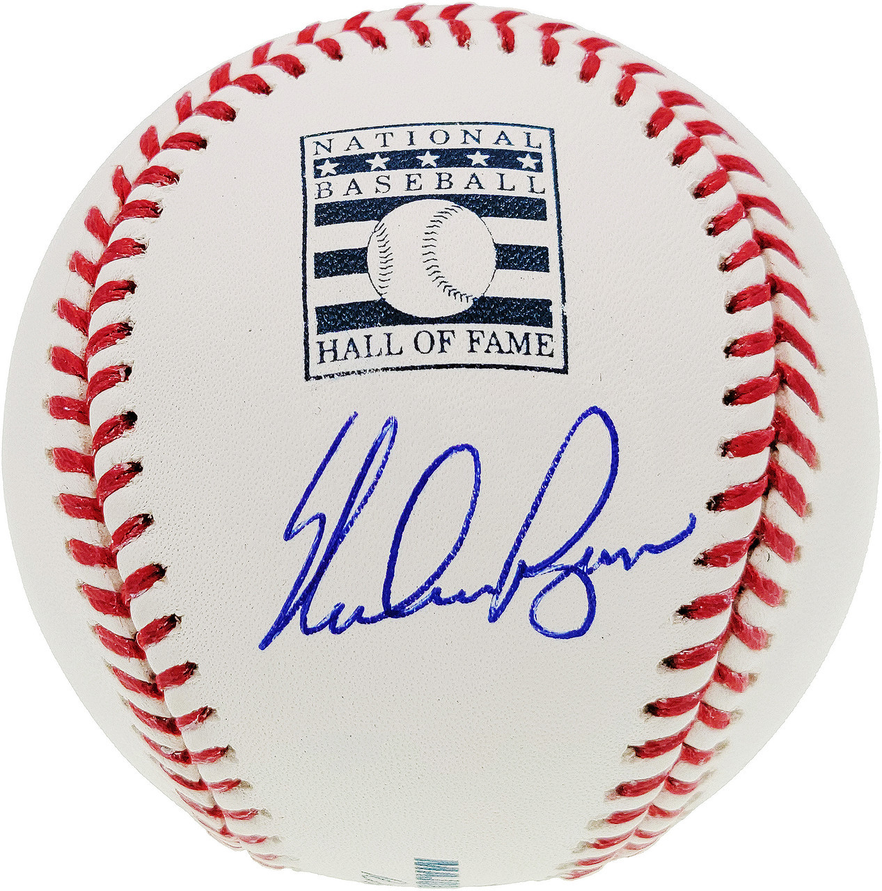 Shop Nolan Ryan Autographed Official HOF Logo Baseball Texas Rangers